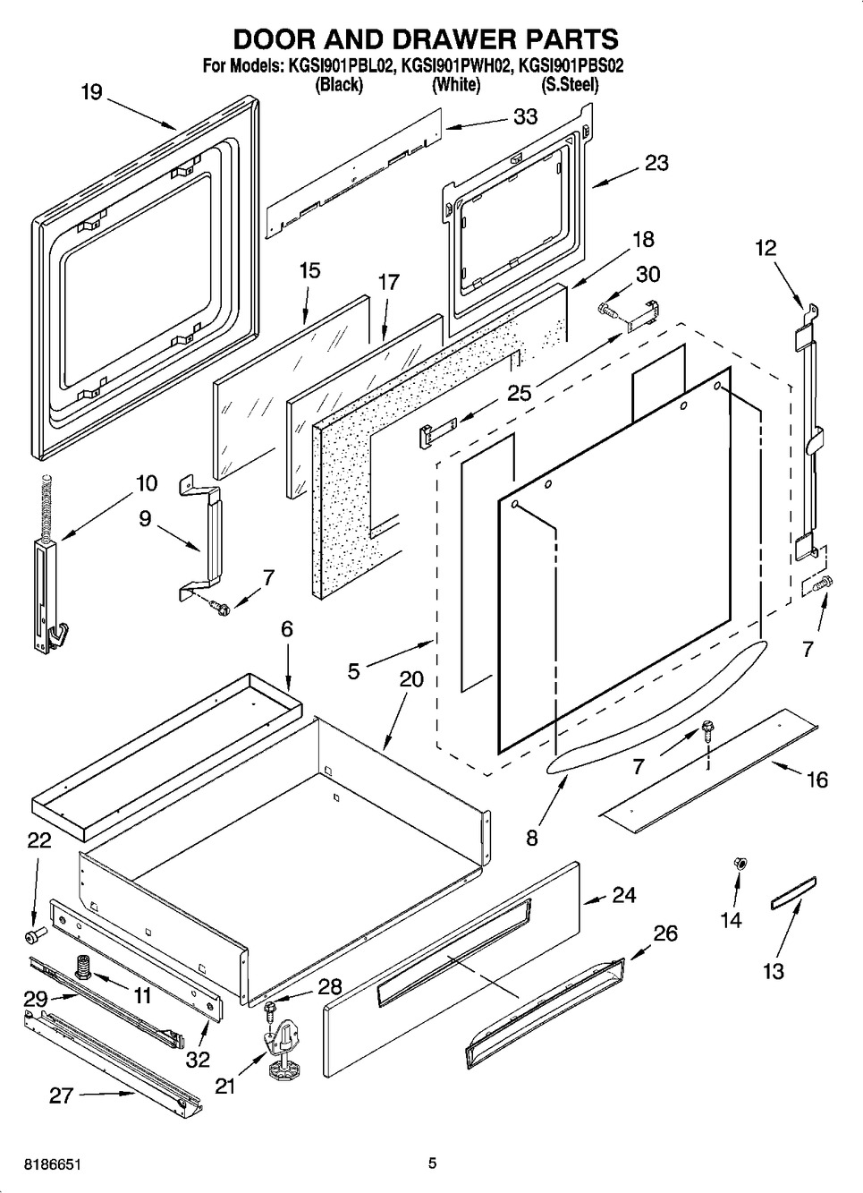 HNDLE-DOOR (9760640BL)