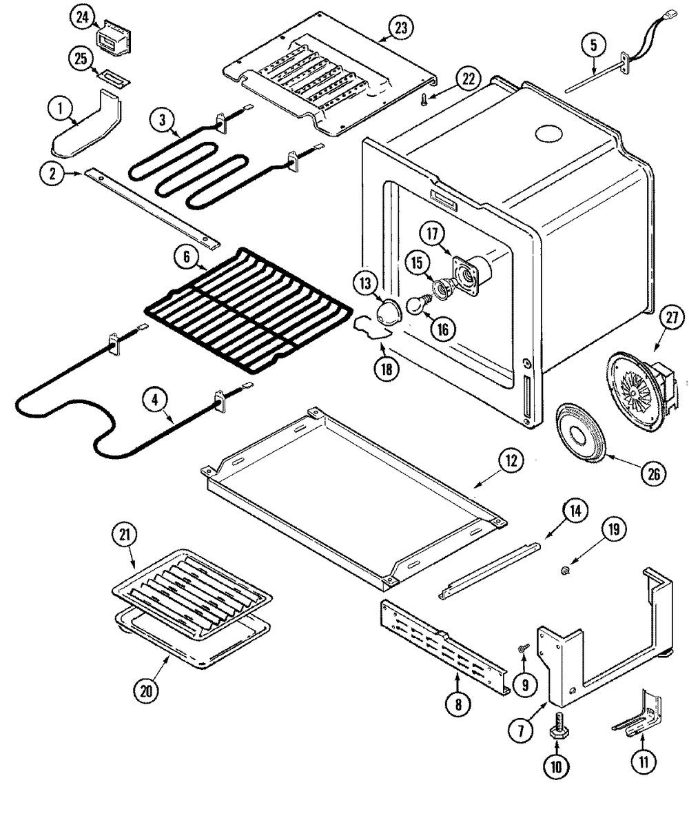 FAN ASY. (CONVECTION) (74004007)