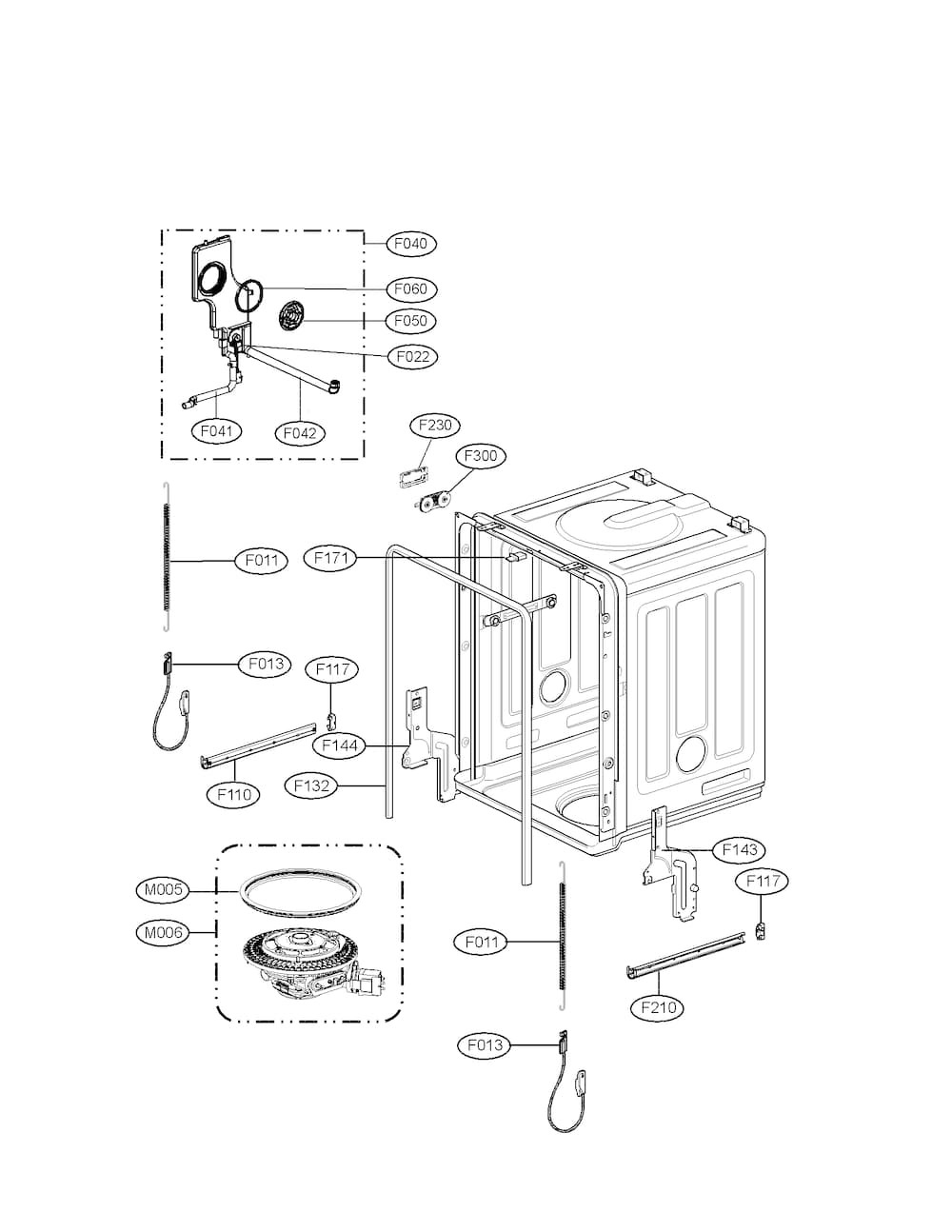4810DD4005A : 4810DD4005A BRACKET,TUB