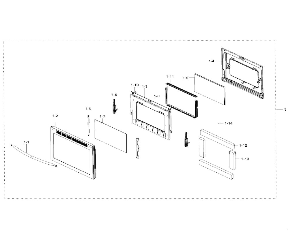 DG94-01117B : DG94-01117B ASSY DOOR SUB;NE59J7630SG
