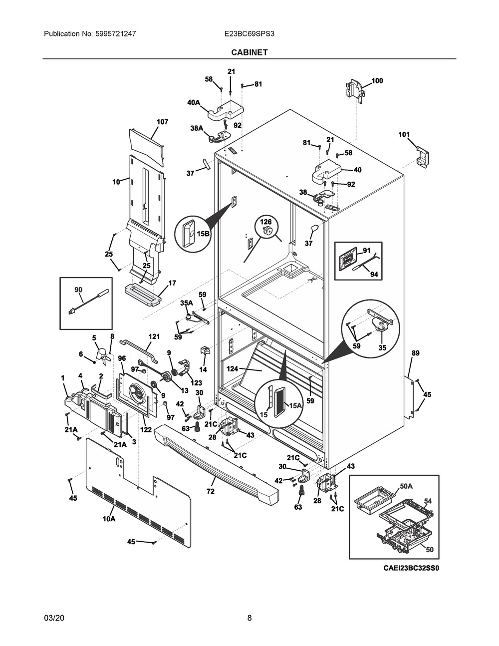 5304510441 : 5304510441 BOARD-MAIN POWER,ASSEMBLY,BOA