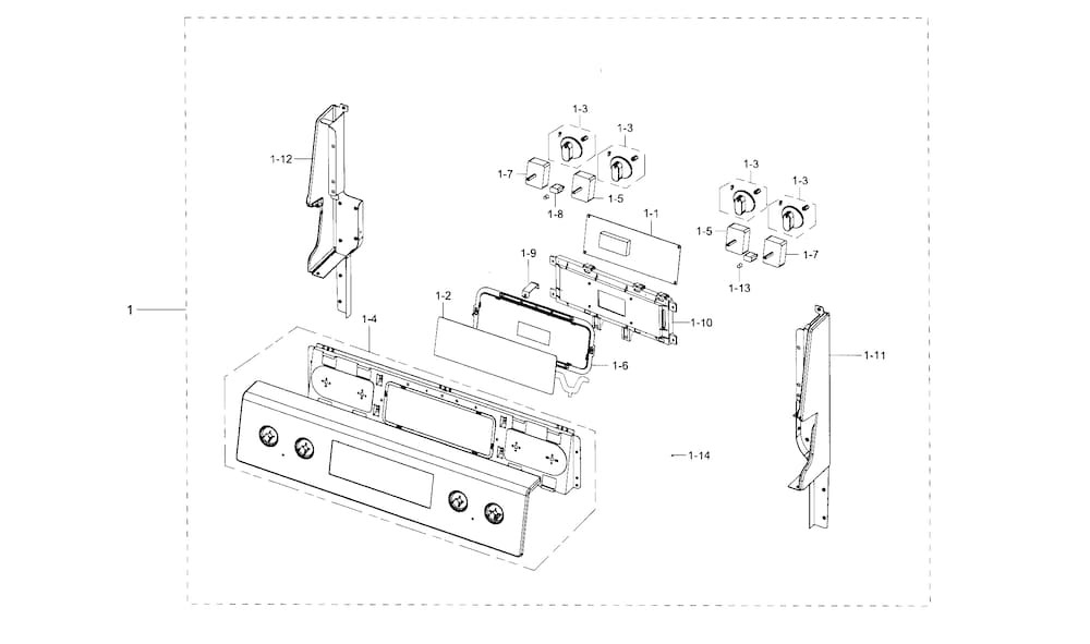 ASSY CONTROL SUB;NE5 (DG94-00611C)