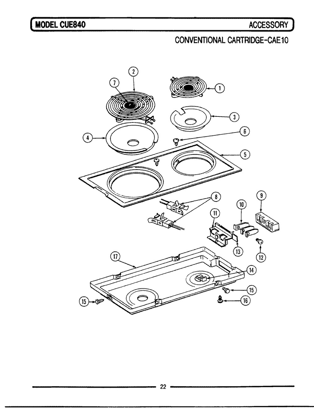 MAY RA CARTRIDGE PAN BLK (3401F087-60)