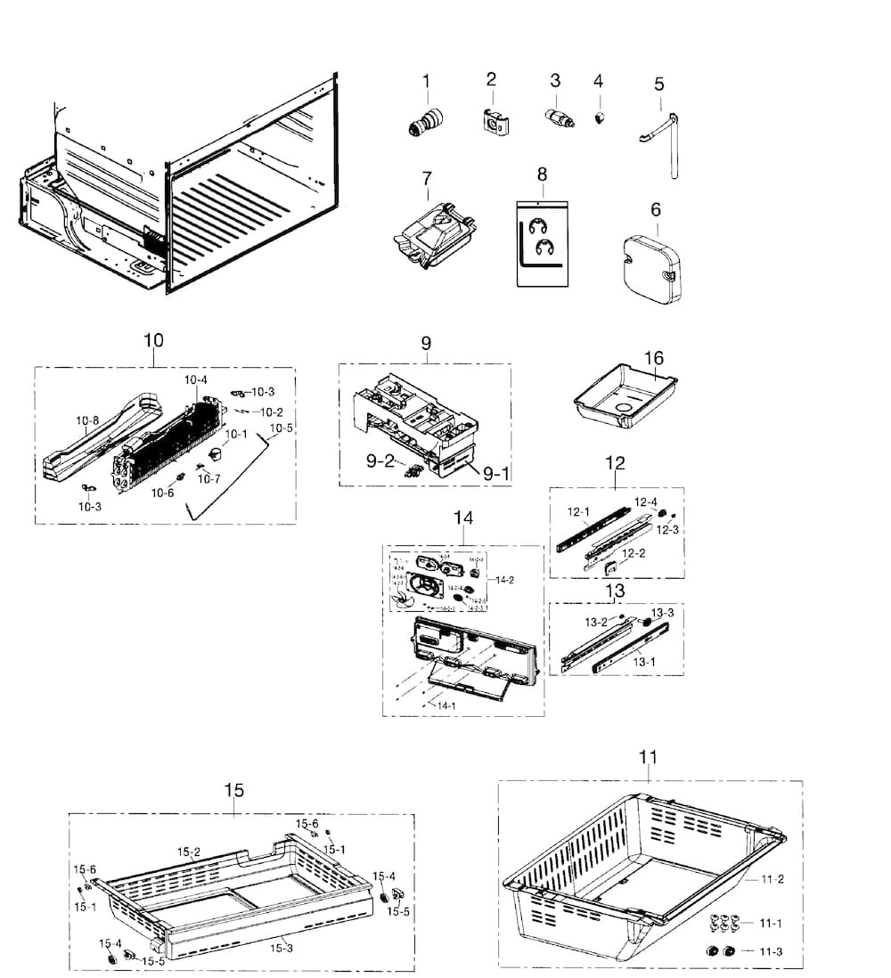 COVER ASSY,EVAP FRE ICE AW (DA97-12617A)