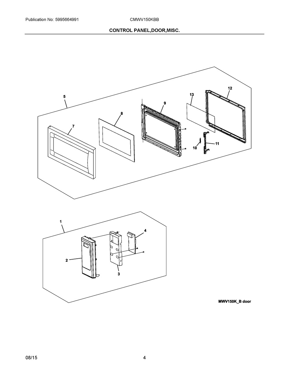 5304503186 : 5304503186 CONTROL ASSEMBLY,BLACK