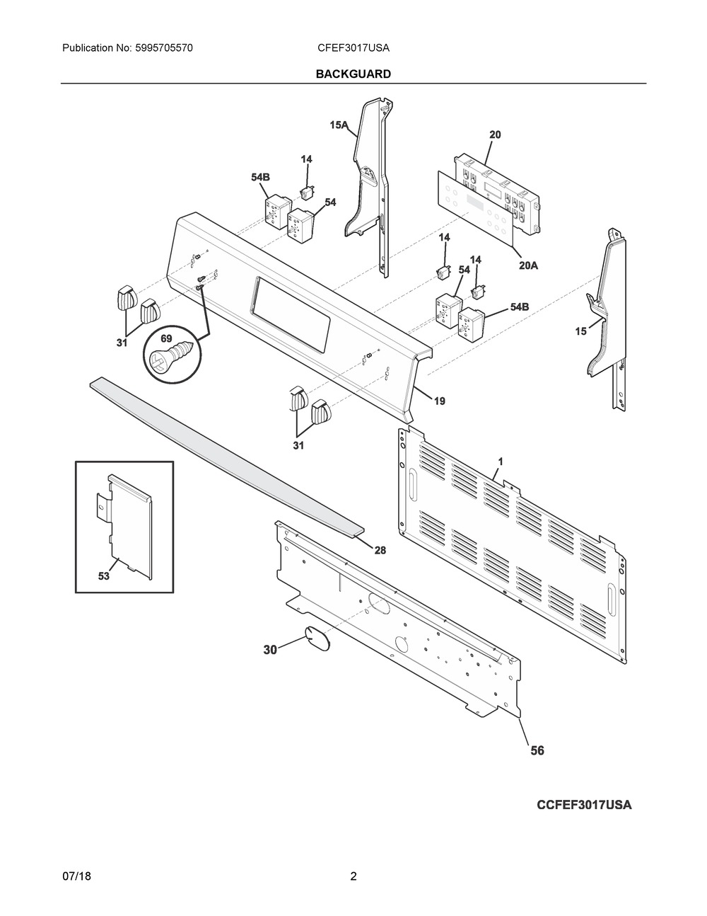 PANEL,BACKGUARD (5304516390)