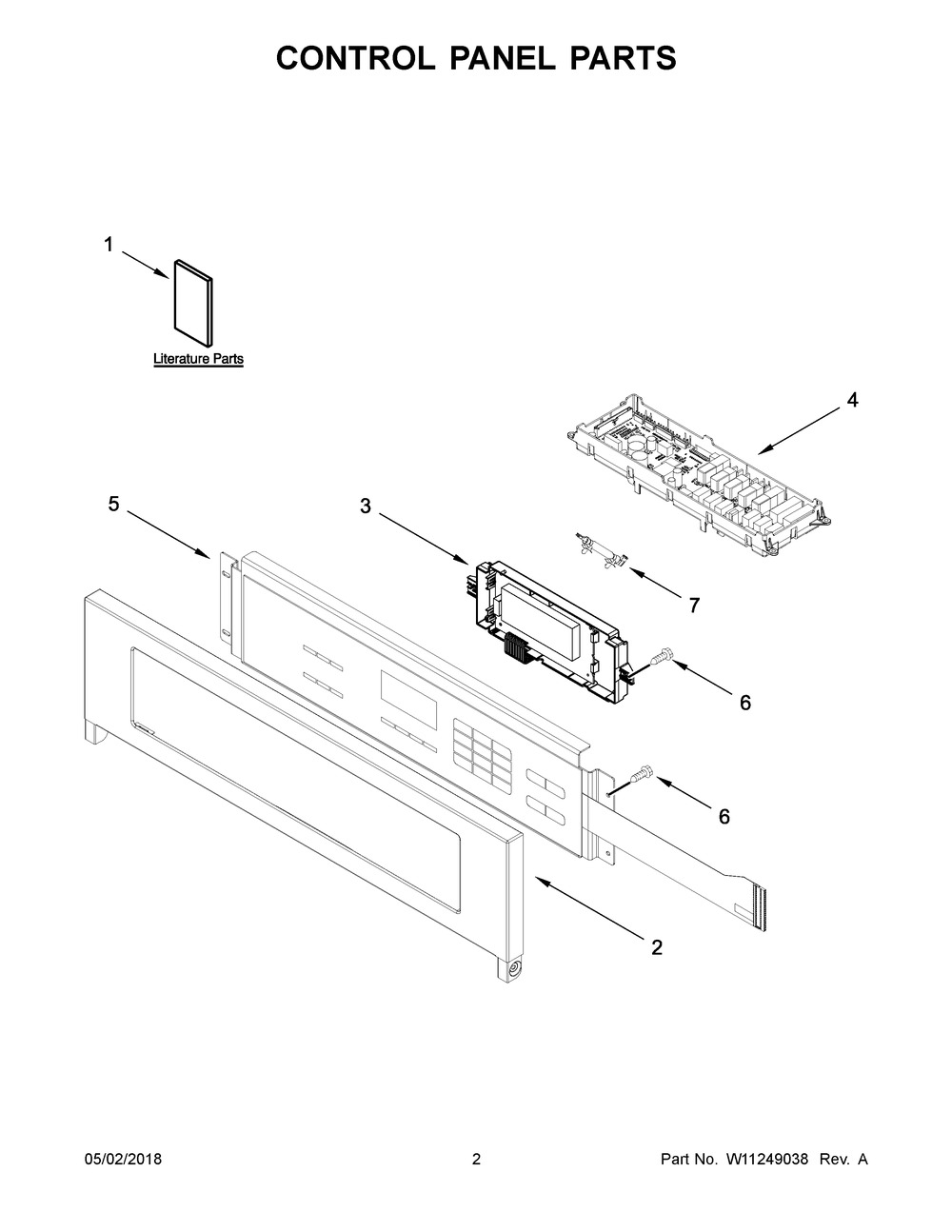 W10694999 : W10694999 SWTCH-MEMB