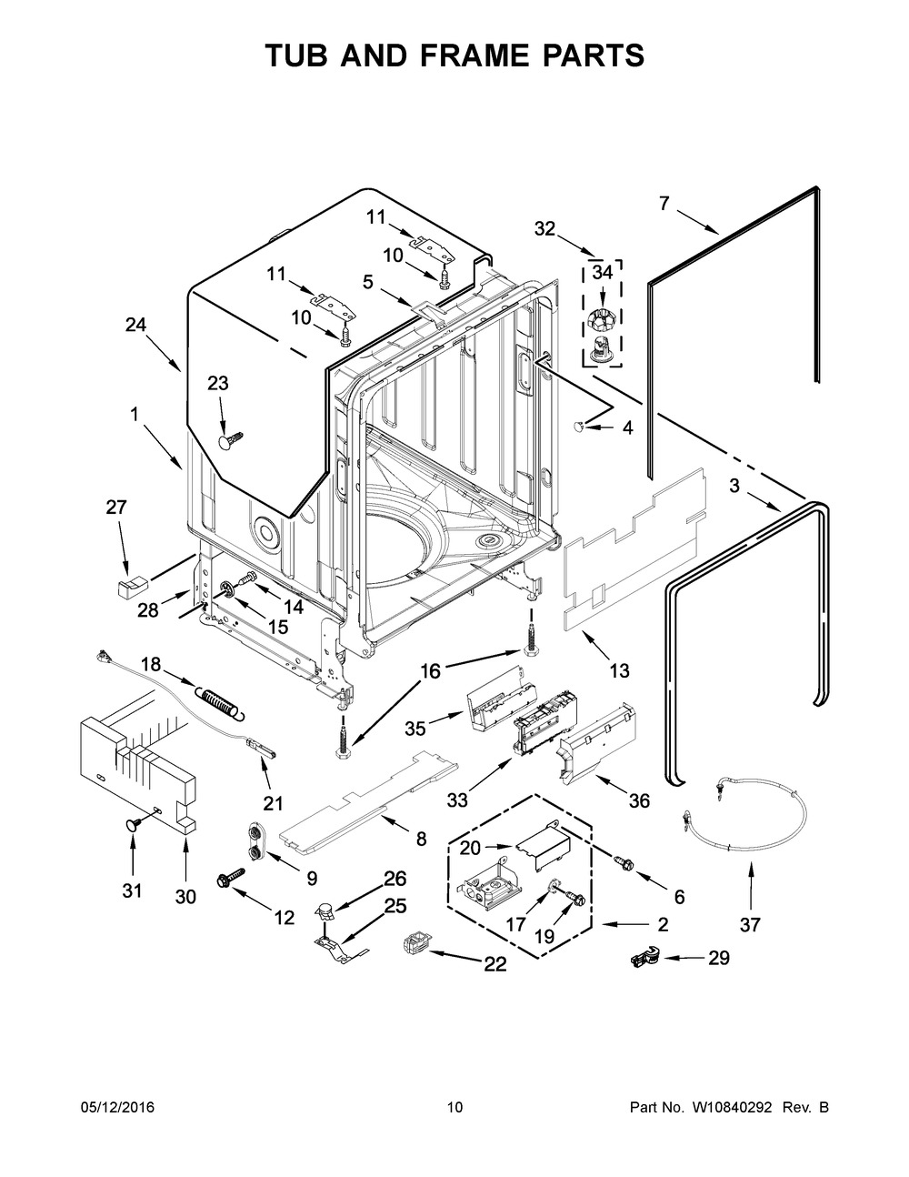 TUB-DISHWR (W10772193)
