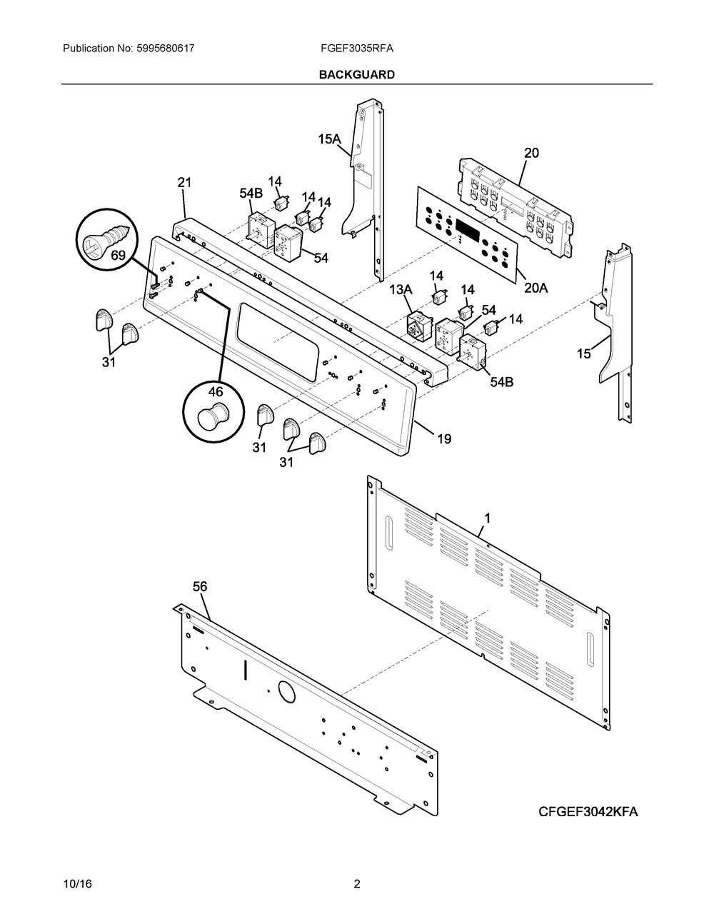 ELECTROLUX/FRIGIDAIRE, KNOB,TOP VALVE,STAINLESS, 5304500283