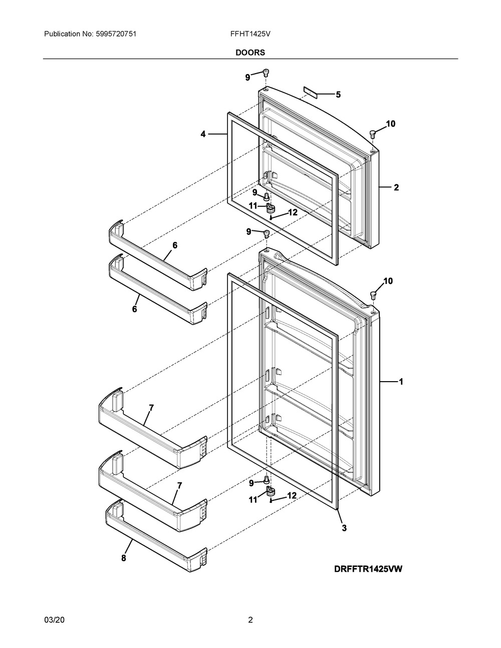 5304520520 : 5304520520 COVER,HOLE,GREY,HINGE BEARING
