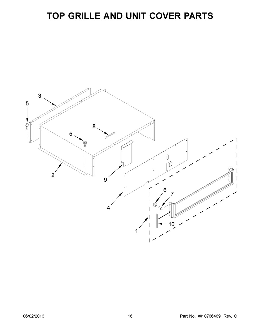 W10780417 : W10780417 GRILL-UPPR