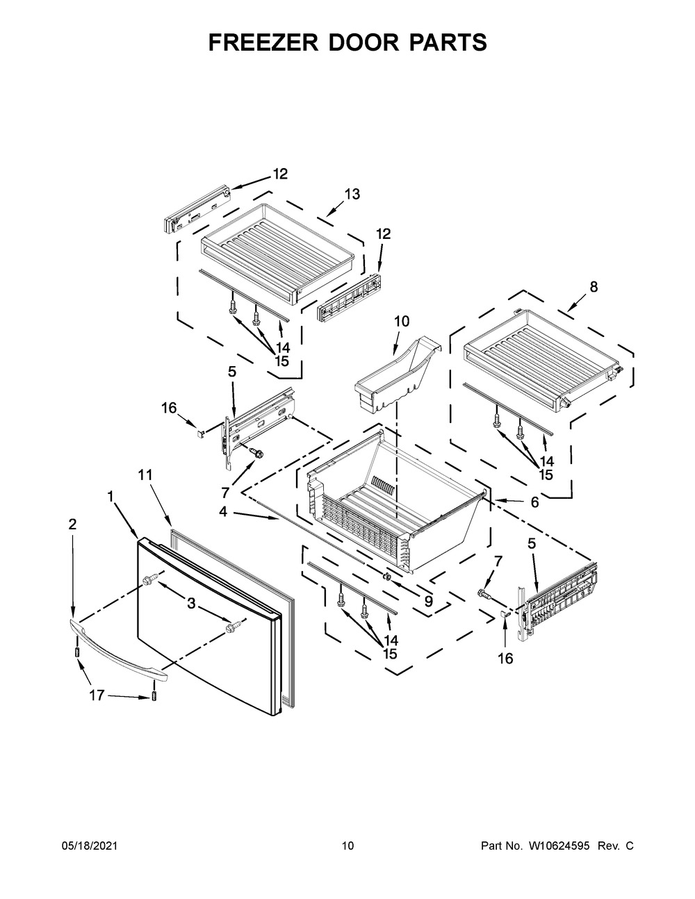BIN-FREEZR (WPW10493168)