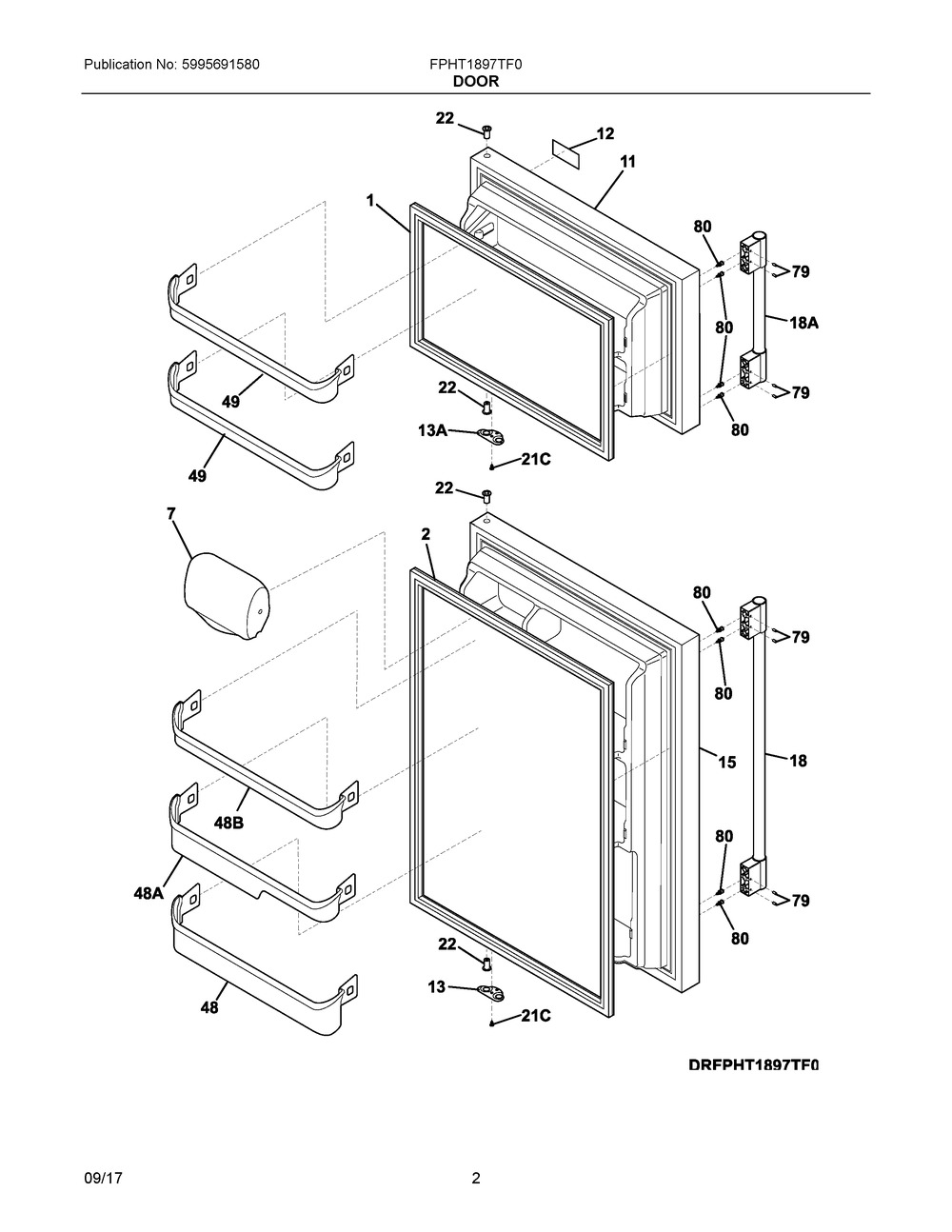 5304512998 : 5304512998 S/A PUR-HANDLE KIT (PRO SS)
