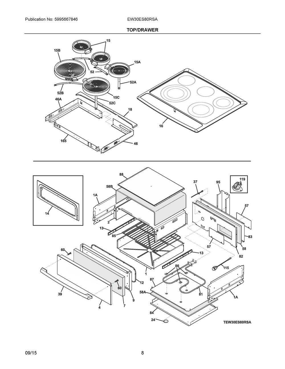 139033860 : C++ 139033860 SMOOTHTOP ASSEMBLY GLASS/S
