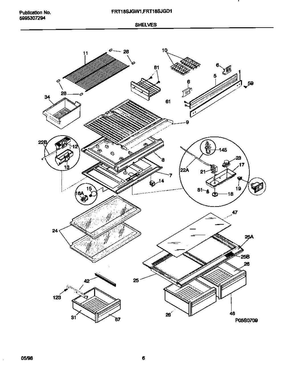 FRIG RE SHELF (218770901)