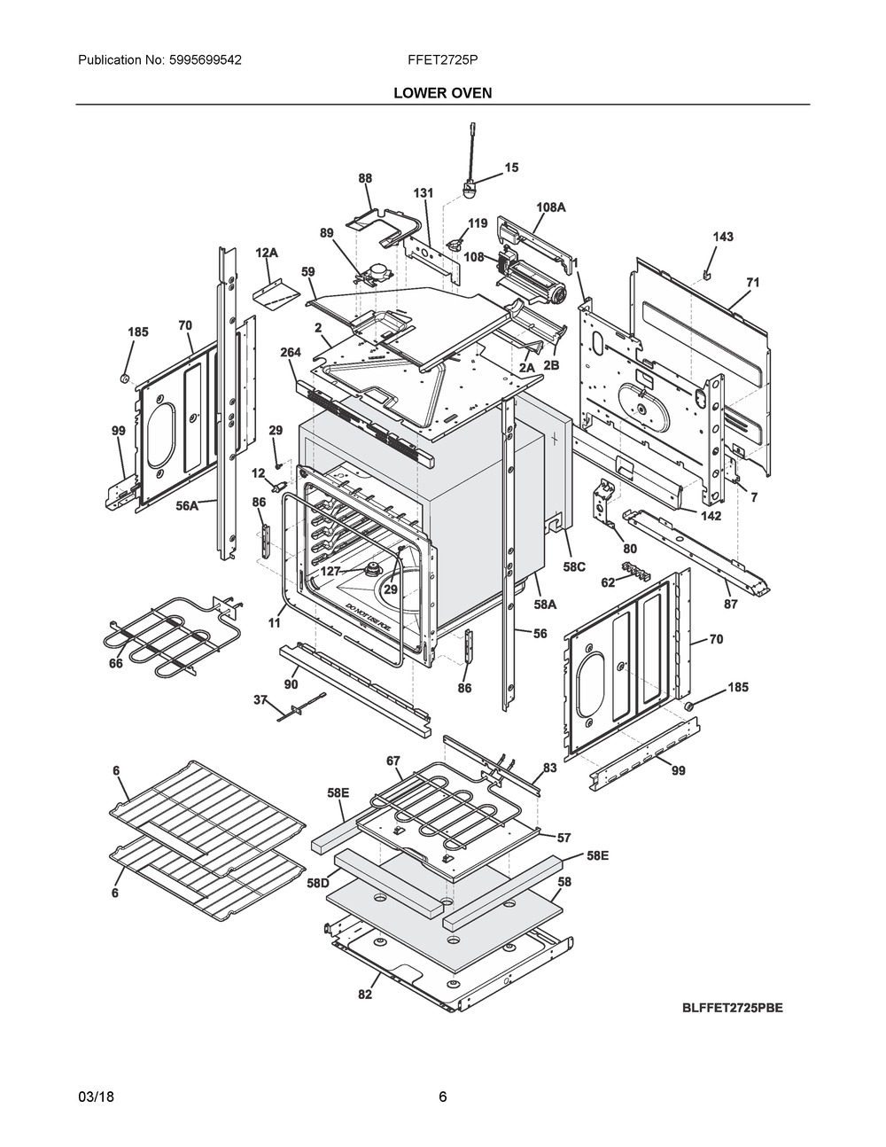5304506959 : 5304506959 PANEL,MAIN BACK