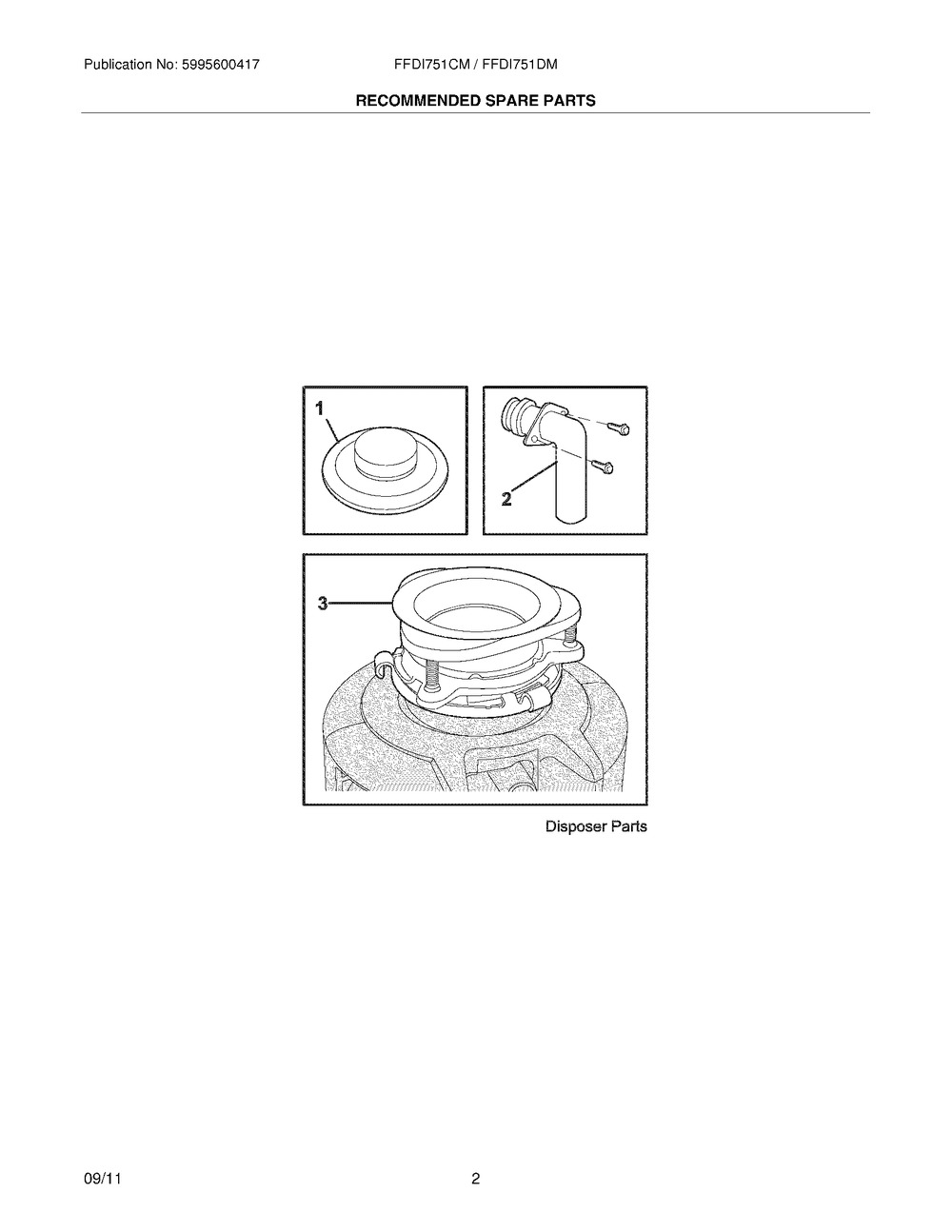 5304503339 : C++ 5304503339 FLANGE STOPPER & MTG HDWE