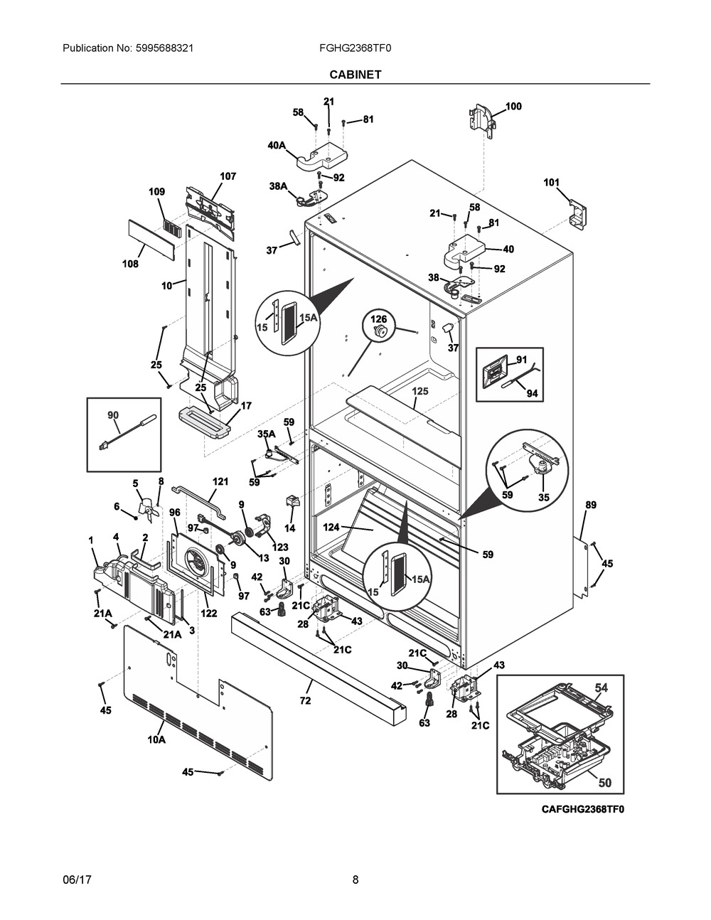 ELECTROLUX/FRIGIDAIRE, BOARD ASSEMBLY,MAIN POWER,W/HO, 5304508863