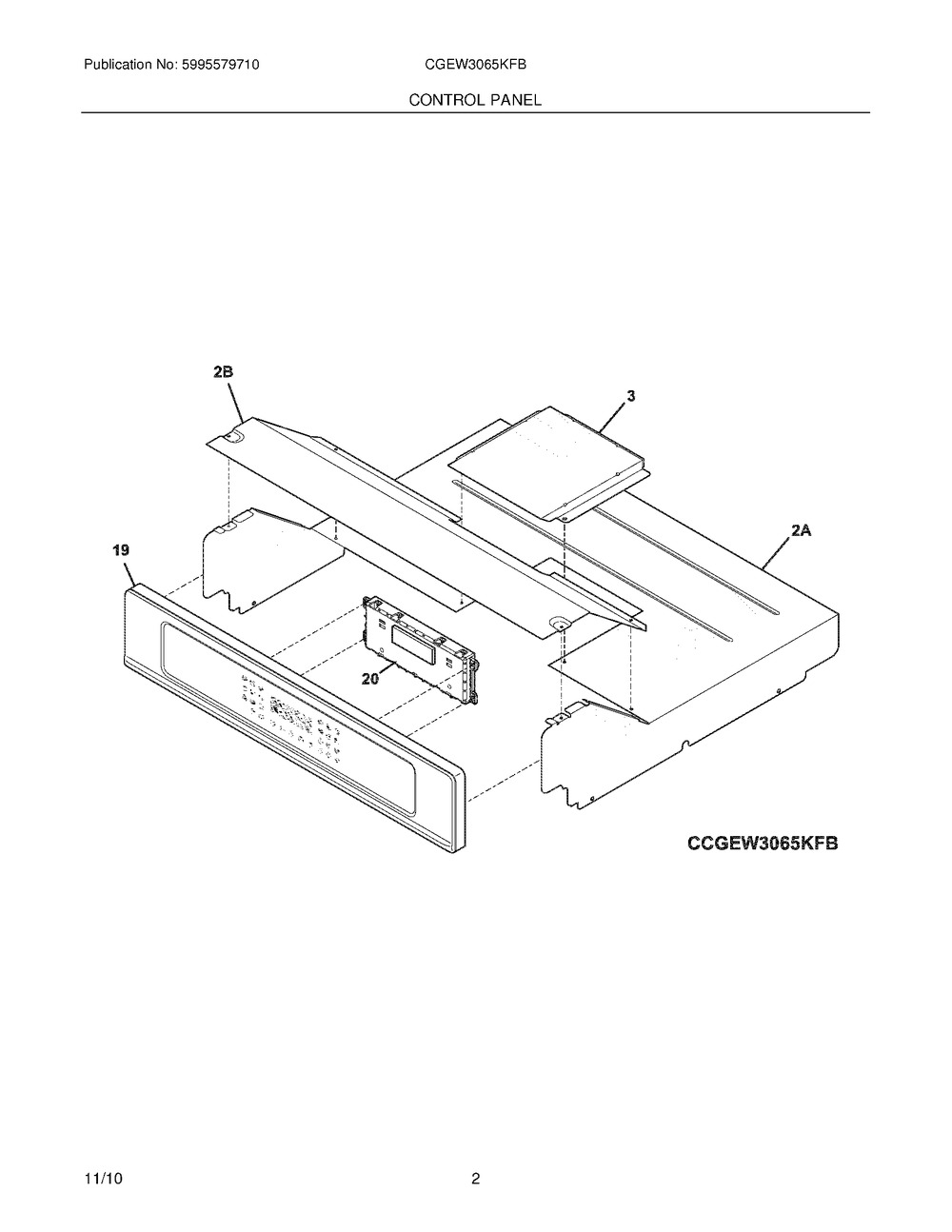 CONTROLLER ELECTR(ES530W2) (316462870)