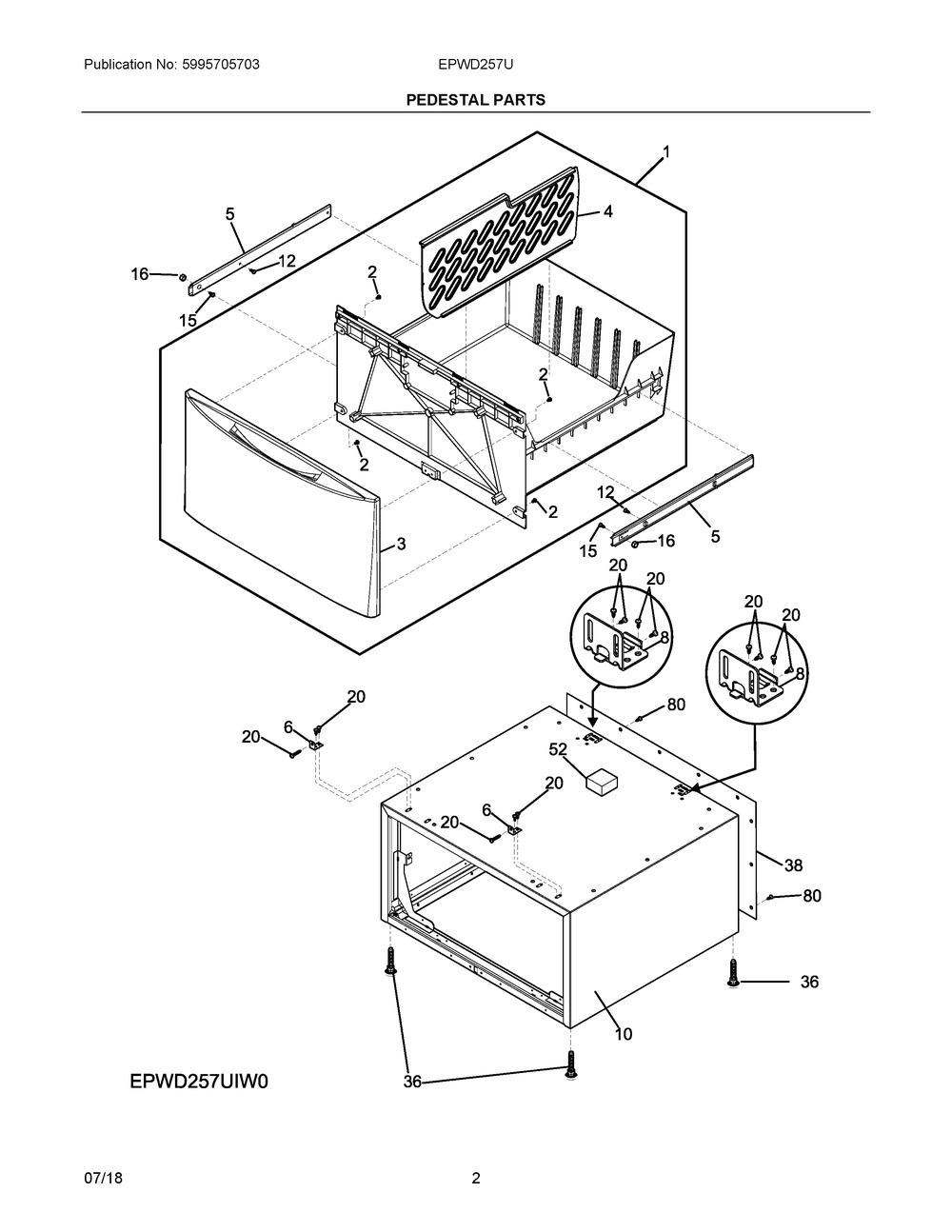 DRAWER,PEDESTAL,TITA (134862484)