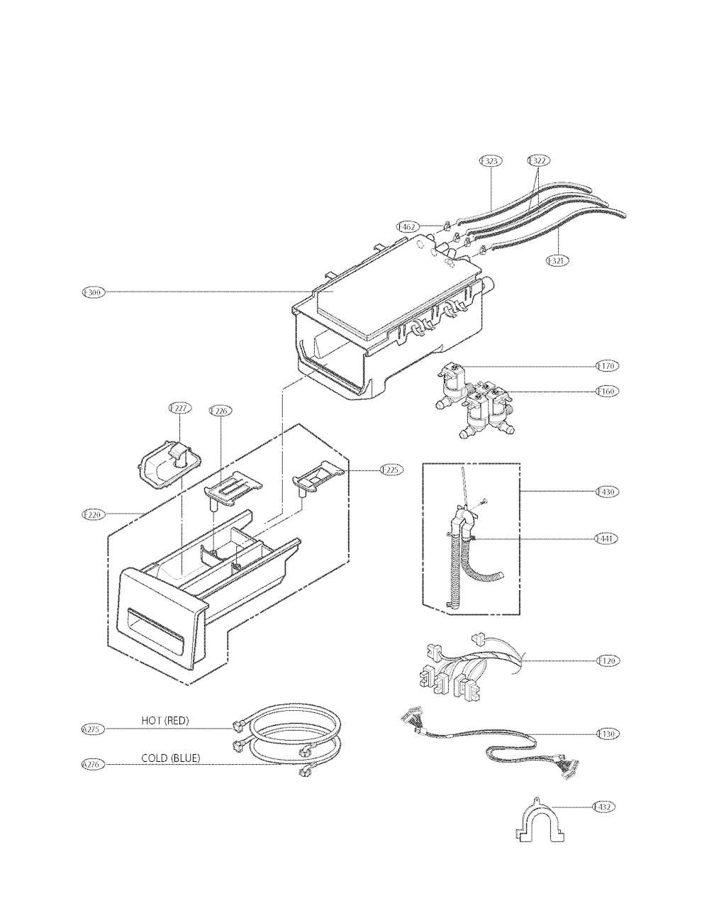 3891ER2003B : 3891ER2003B BOX ASSEMBLY,DETERGENT