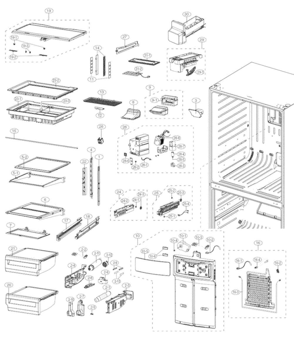DA97-08433A : DA97-08433A ASSY COVER EVAP-REF;AW3