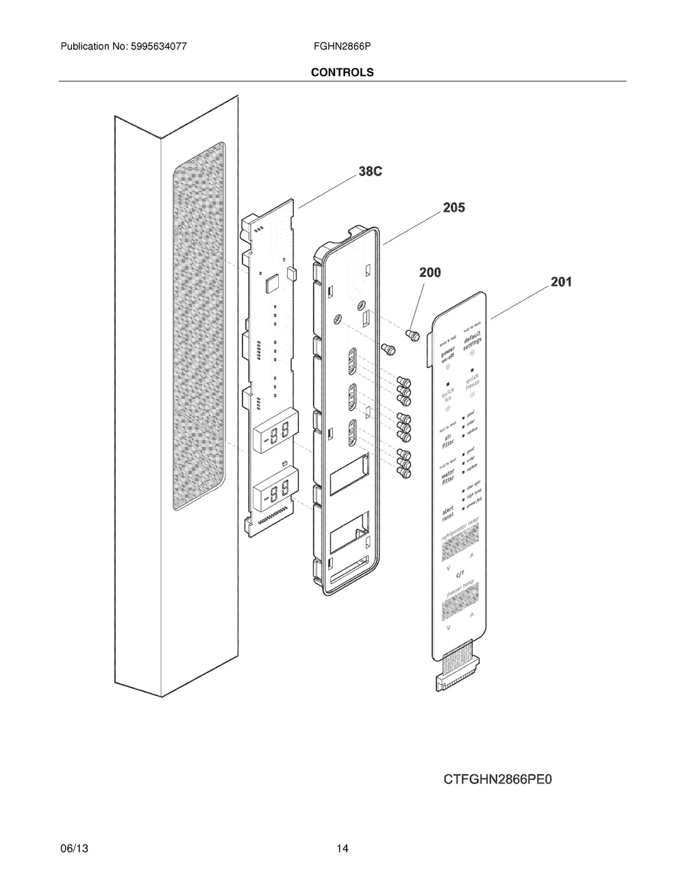 SWITCH,MEMBRANE,BLAC (242070802)