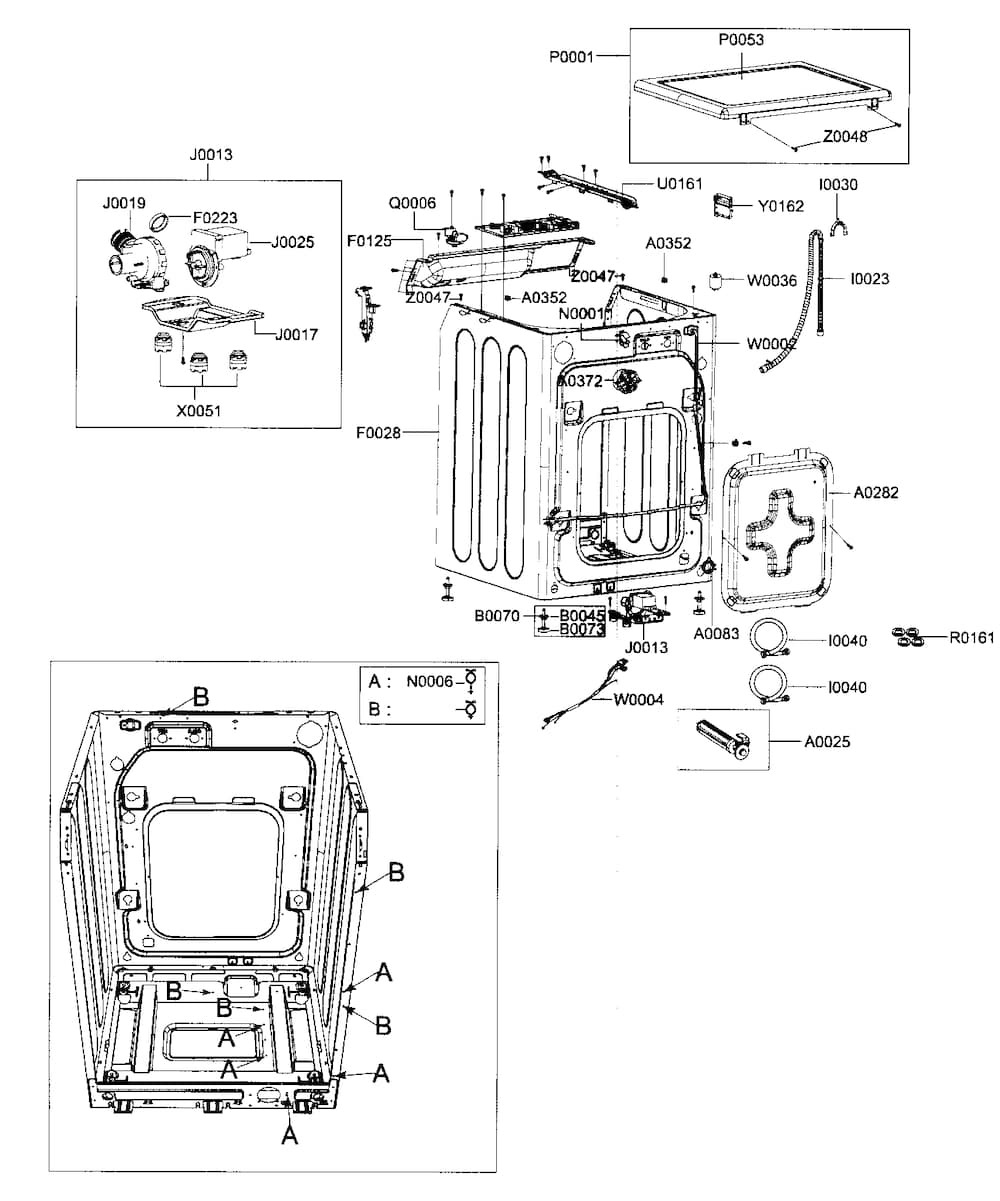 DC97-08634Y : DC97-08634Y COVER ASSY, TOP