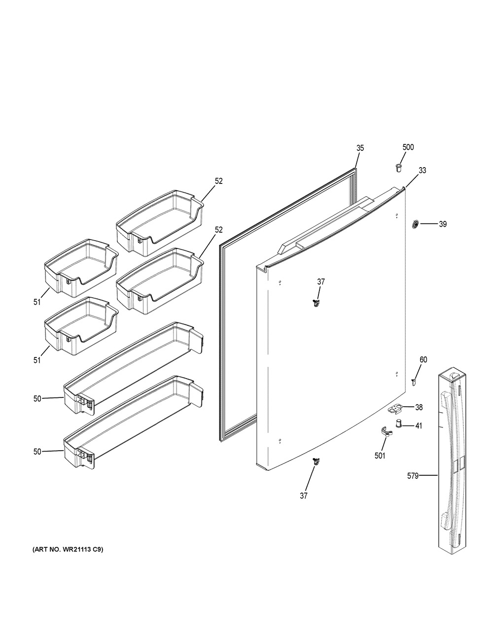 DOOR FOAM FF ASM SS (WR01L10721)