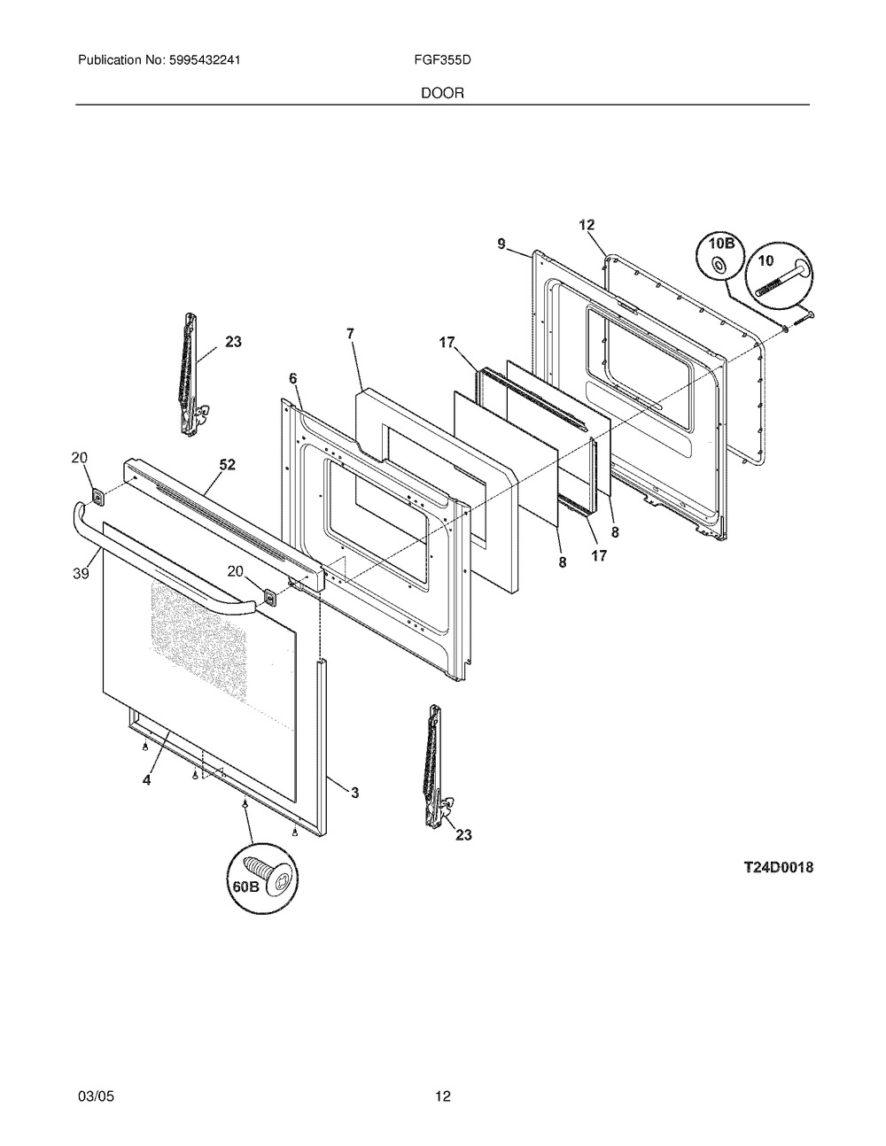 316437701 : C++ 316437701 HINGE,OVEN DOOR (YELLOW)