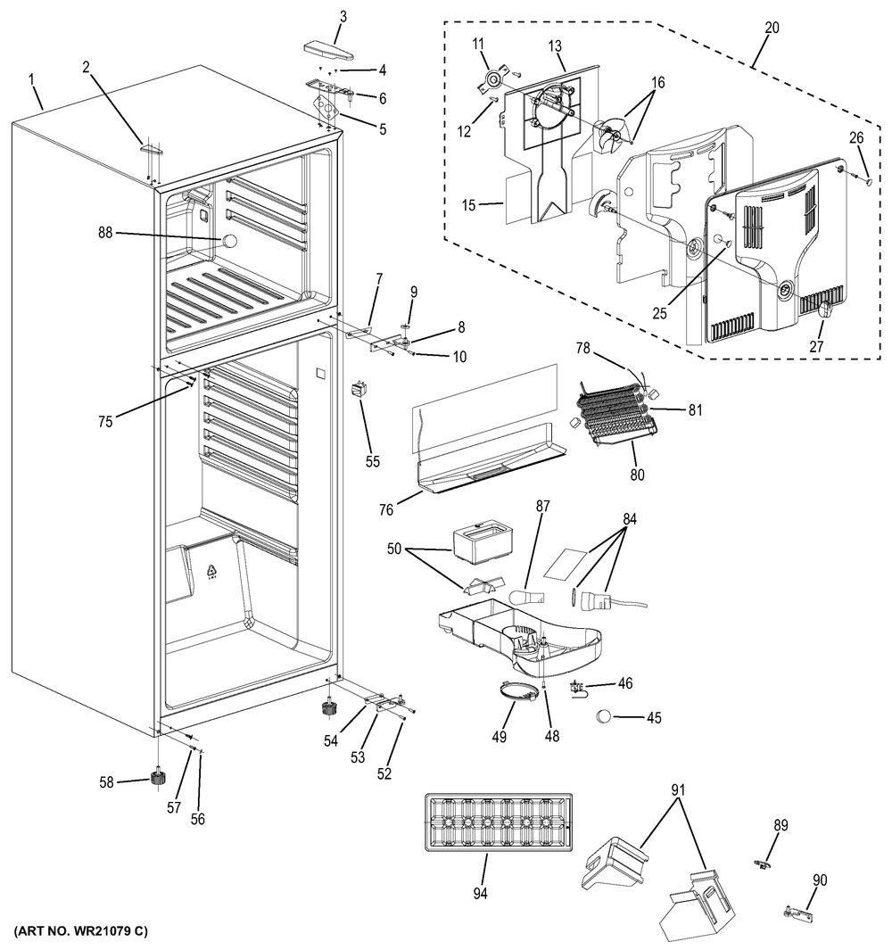 WG03L06738 : WG03L06738 FOAM DOOR ASM FFSS