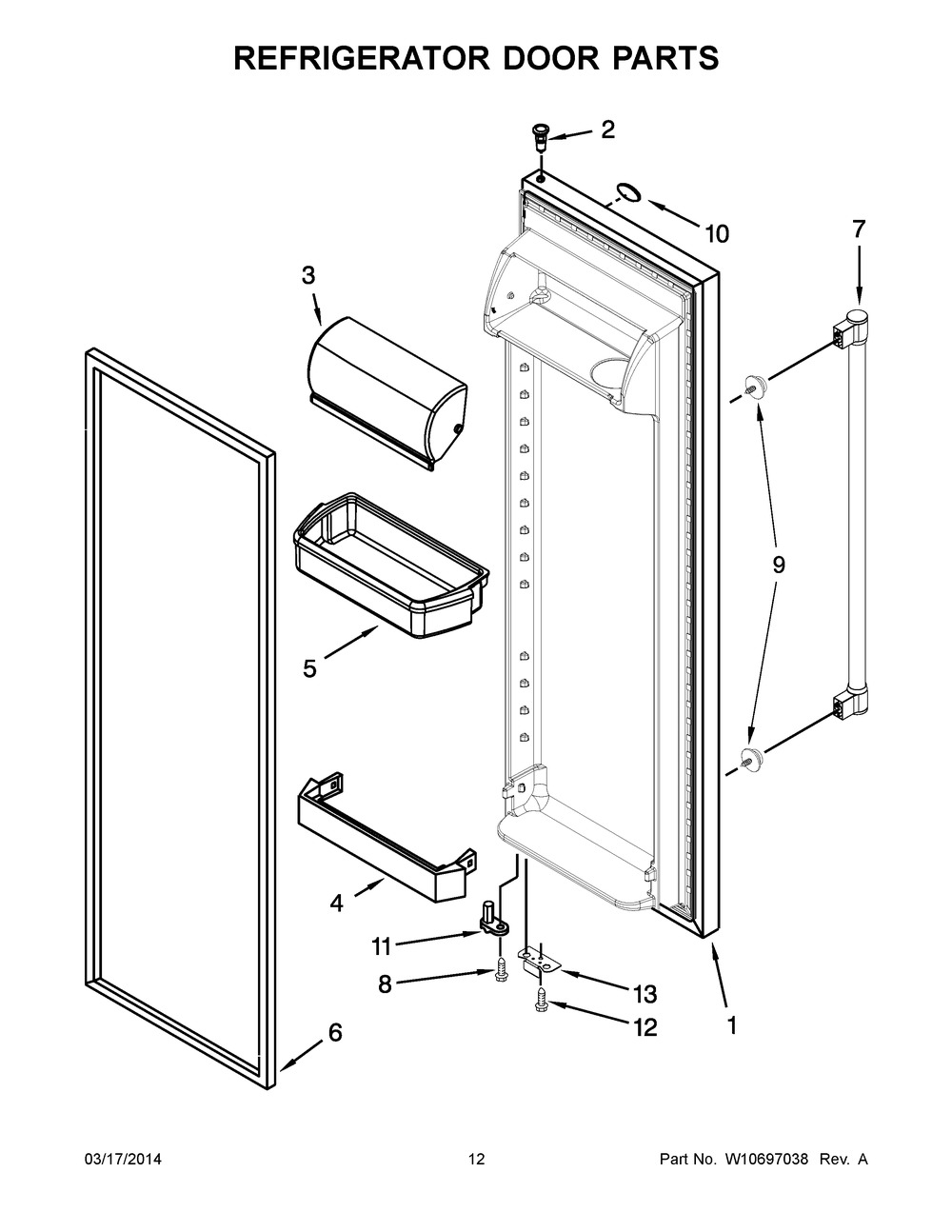 W10636040 : W10636040 TRIM-DOOR