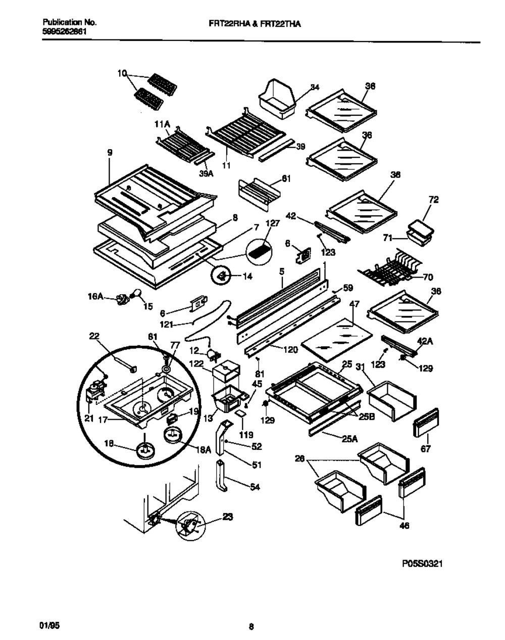 ELECTROLUX/FRIGIDAIRE, GLASS, 5303304624