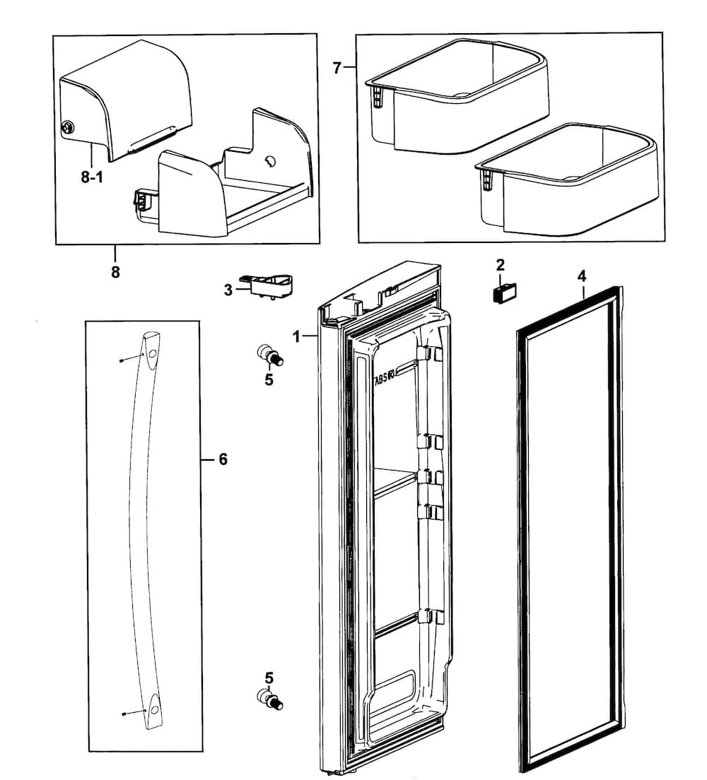 DA97-12740A : DA97-12740A ASSY GUARD REF;AW-PJT,PP, C