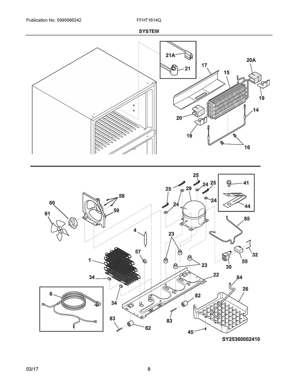 ELECTROLUX/FRIGIDAIRE, COMPRESSOR-JIAXIPERA, 5304510213
