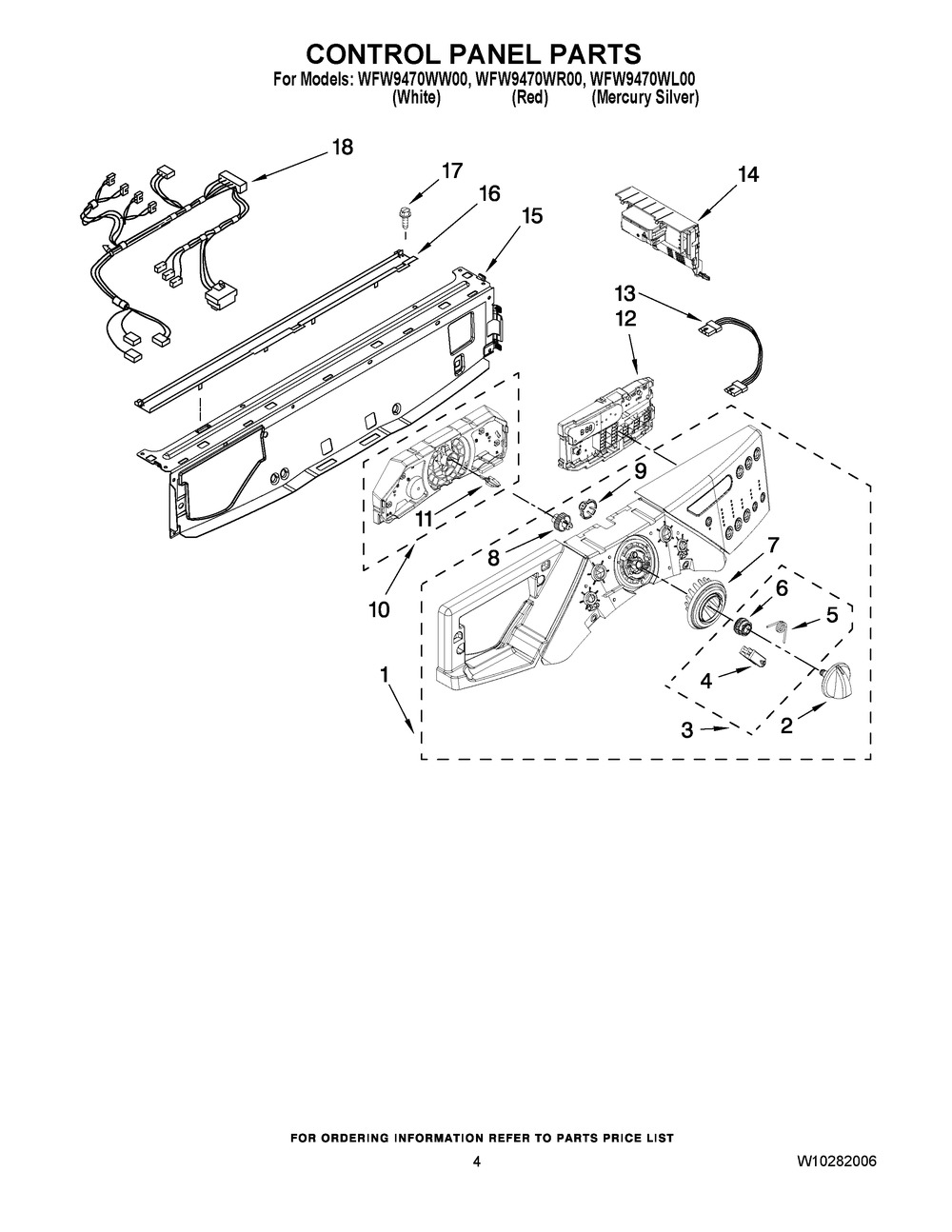 WHIRLPOOL, CONSOLE, W10296483