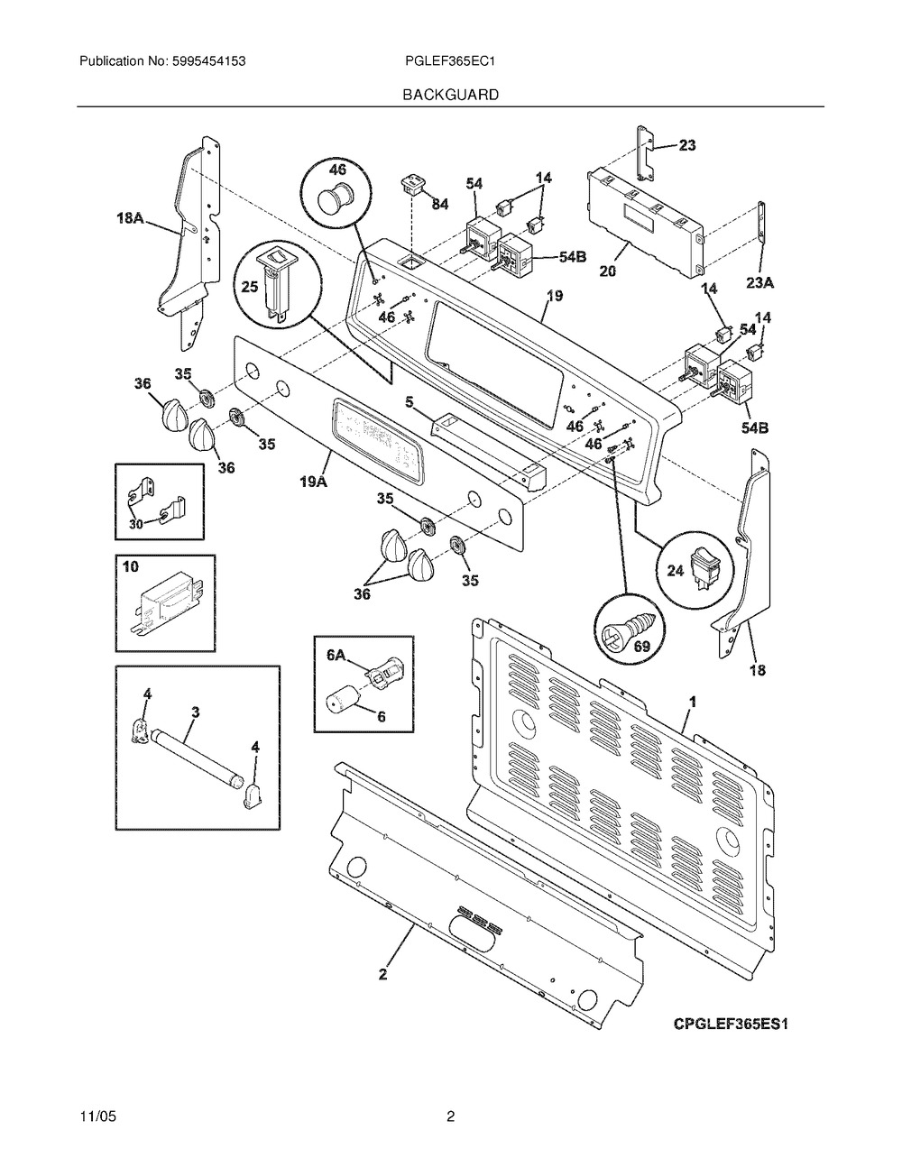 PANEL,GLASS ASSEMBLY (318329908)