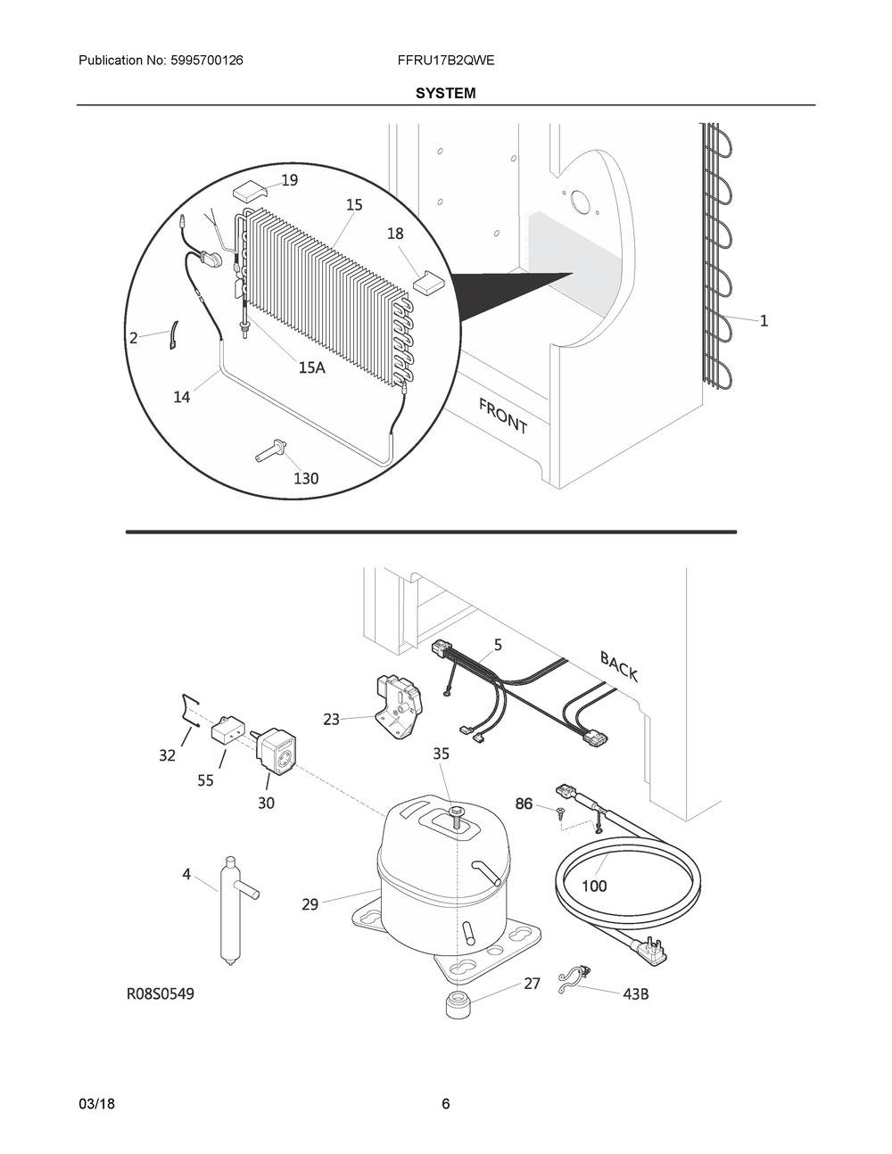 5304516745 : 5304516745 COMPRESSOR W ELECTRICALS
