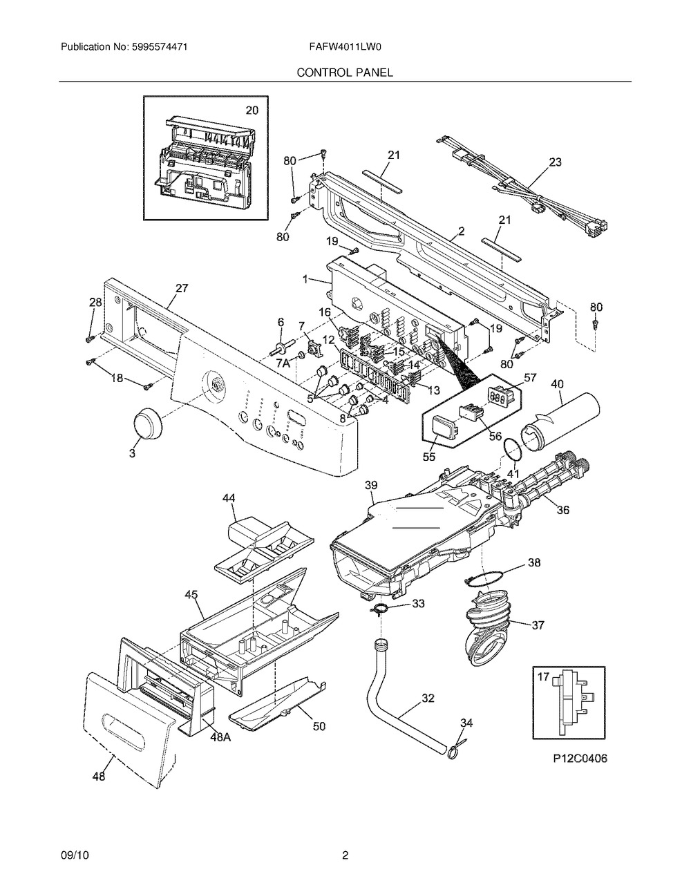 Frigidaire Washer Electronic Control Board (137035240NH)