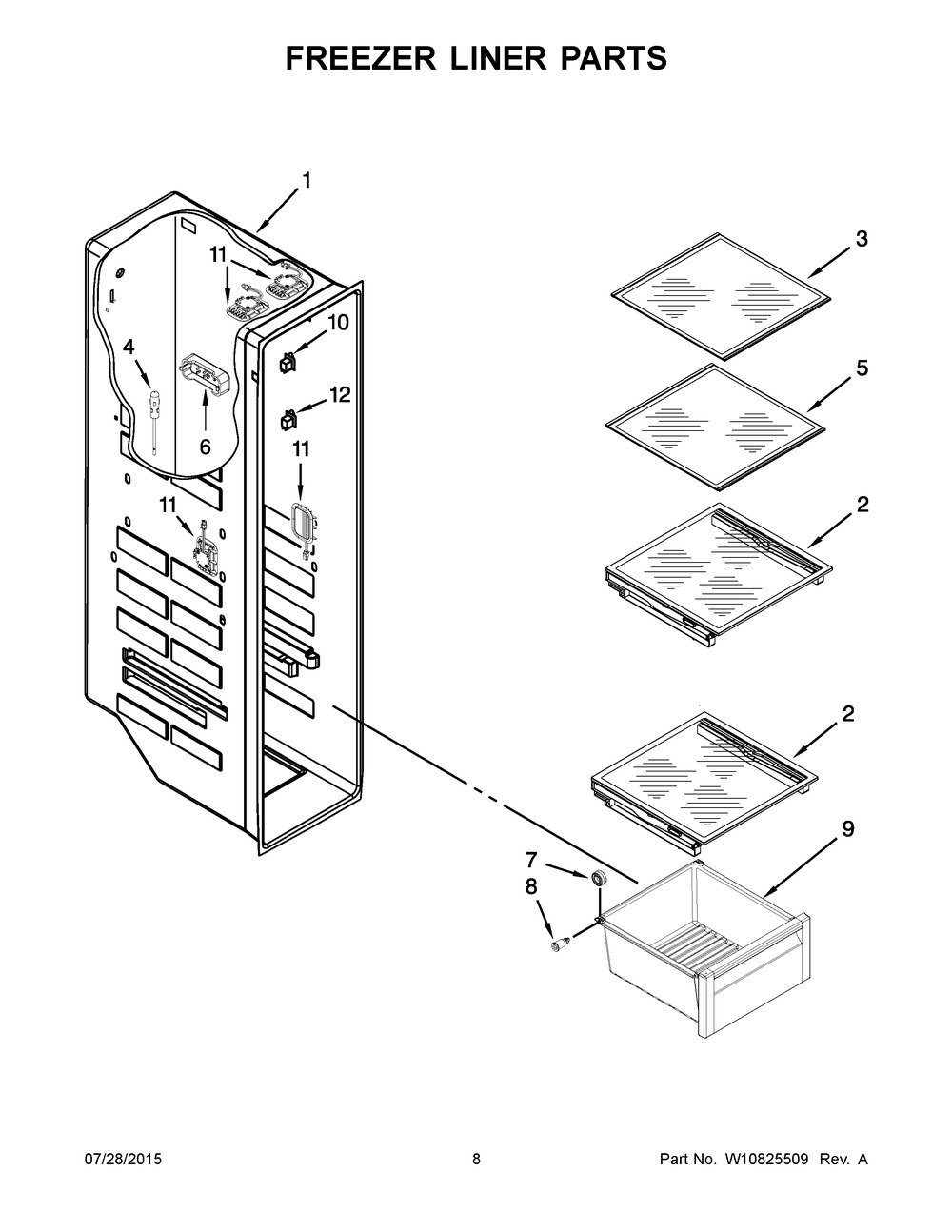 W10325549 : W10325549 BIN-FREEZR