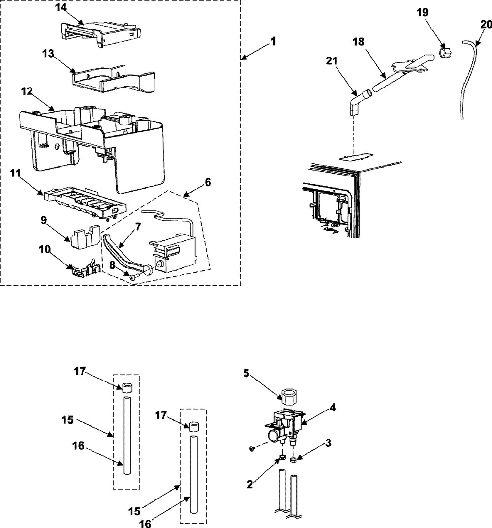 DA97-00359A : DA97-00359A ASSY TUBE-DRAIN;ET-PJT,-