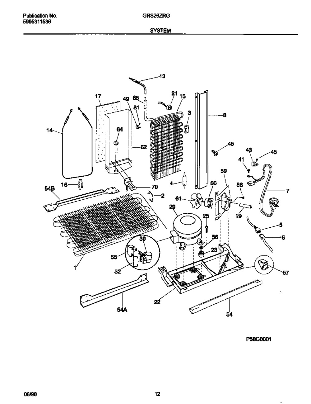 218763102 : 218763102 COMPRESSOR W/O ELECTRICALS