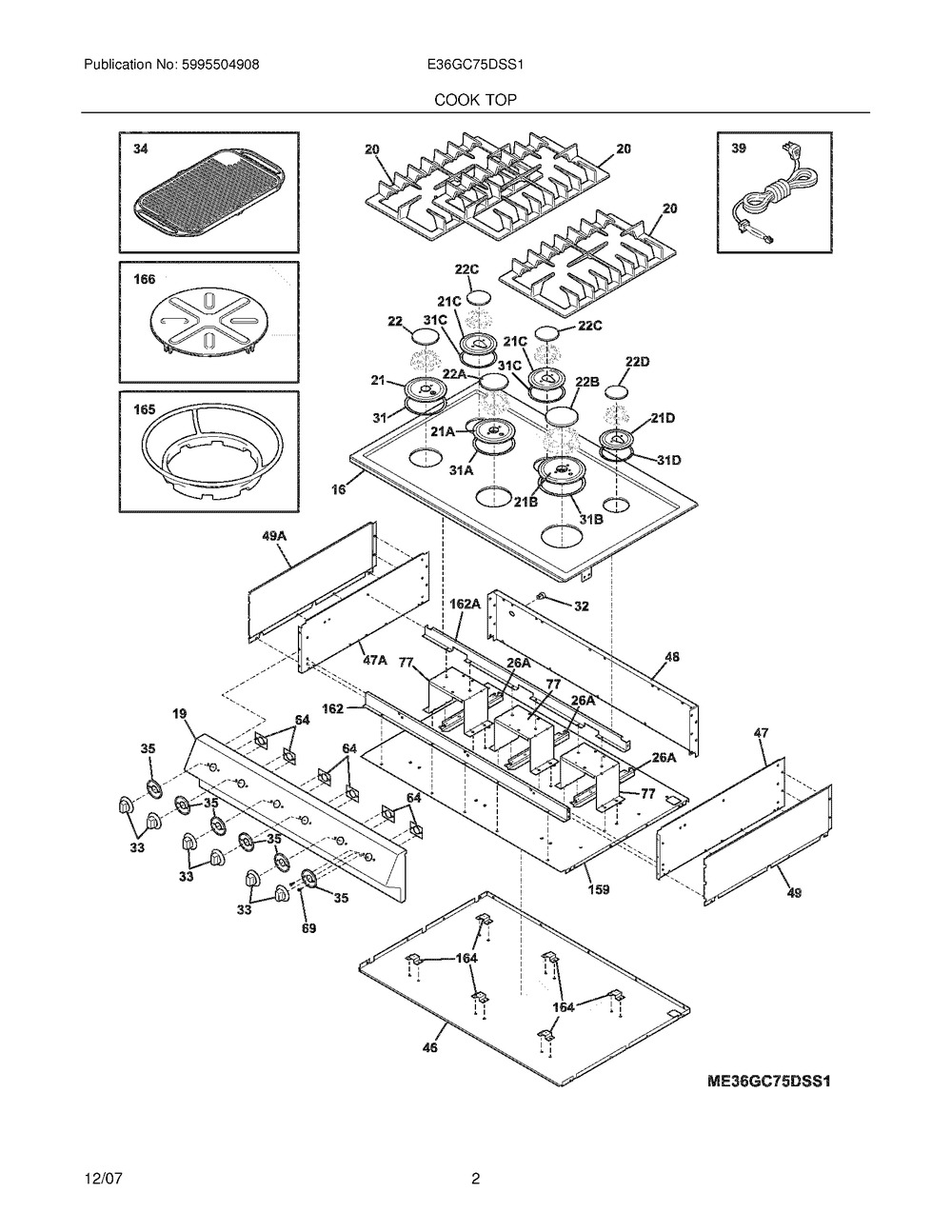 316242501 : C++ 316242501 CHANNEL,BURNER SUPPORT