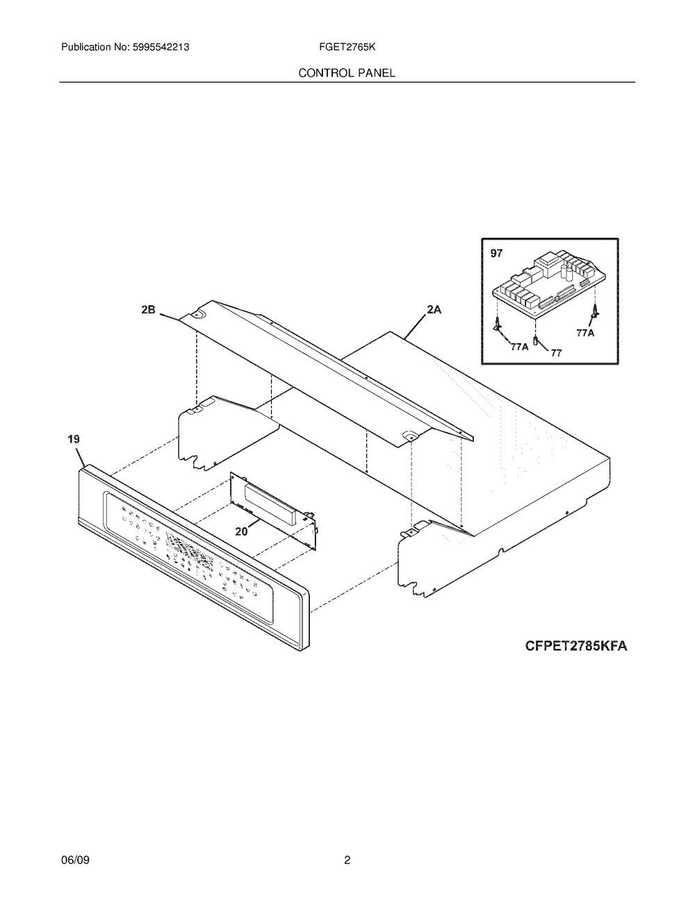 ELECTROLUX/FRIGIDAIRE, CONTROL,ELECTRONIC ,ES610W6 ,D, 316443844