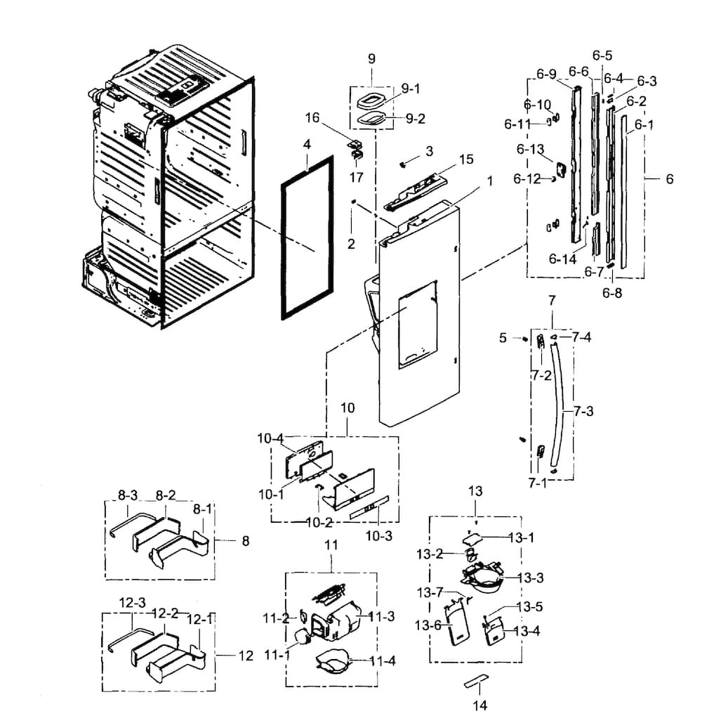 ASSY LEVER DISP;AW4,STS COV (DA97-12628A)