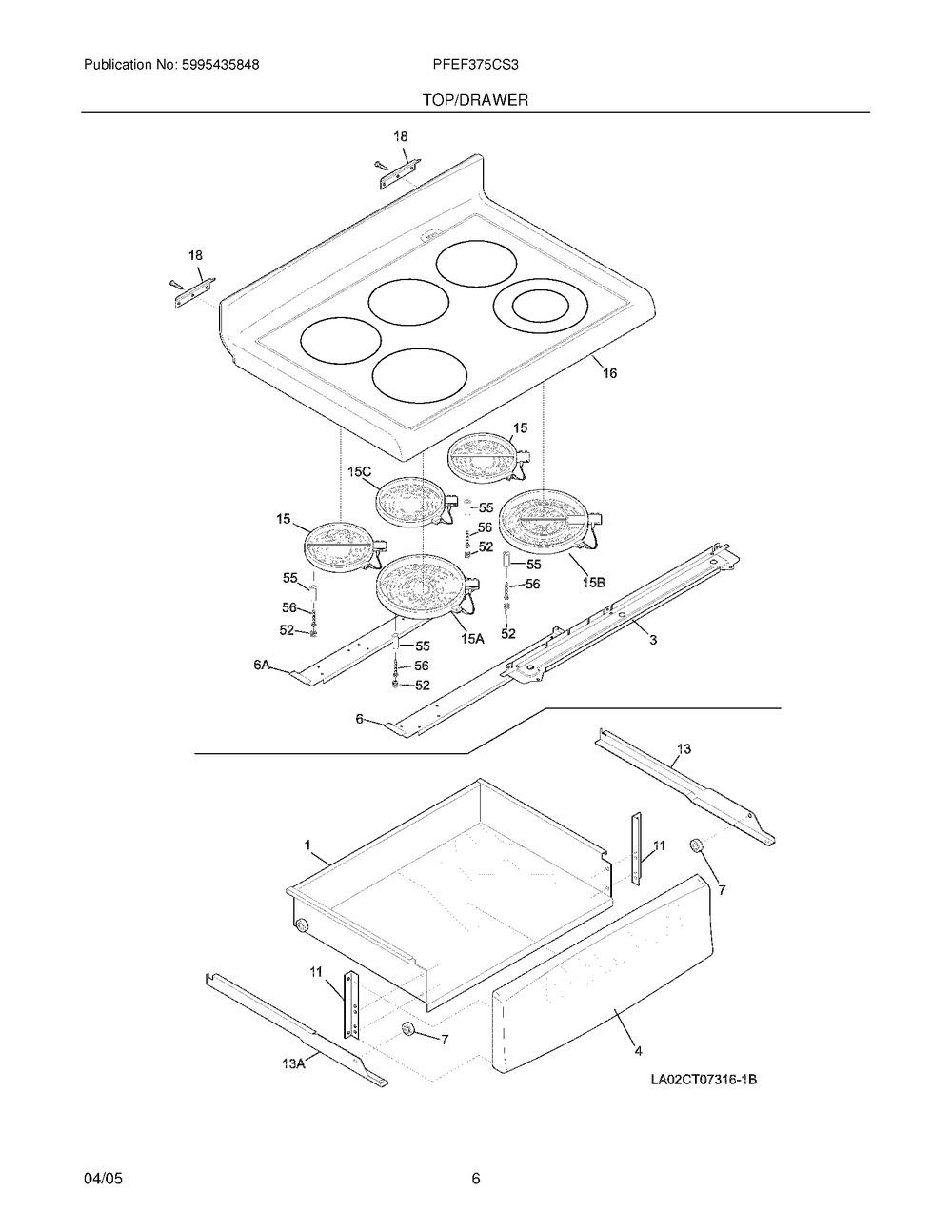 PANEL,MAIN TOP, (318154537)