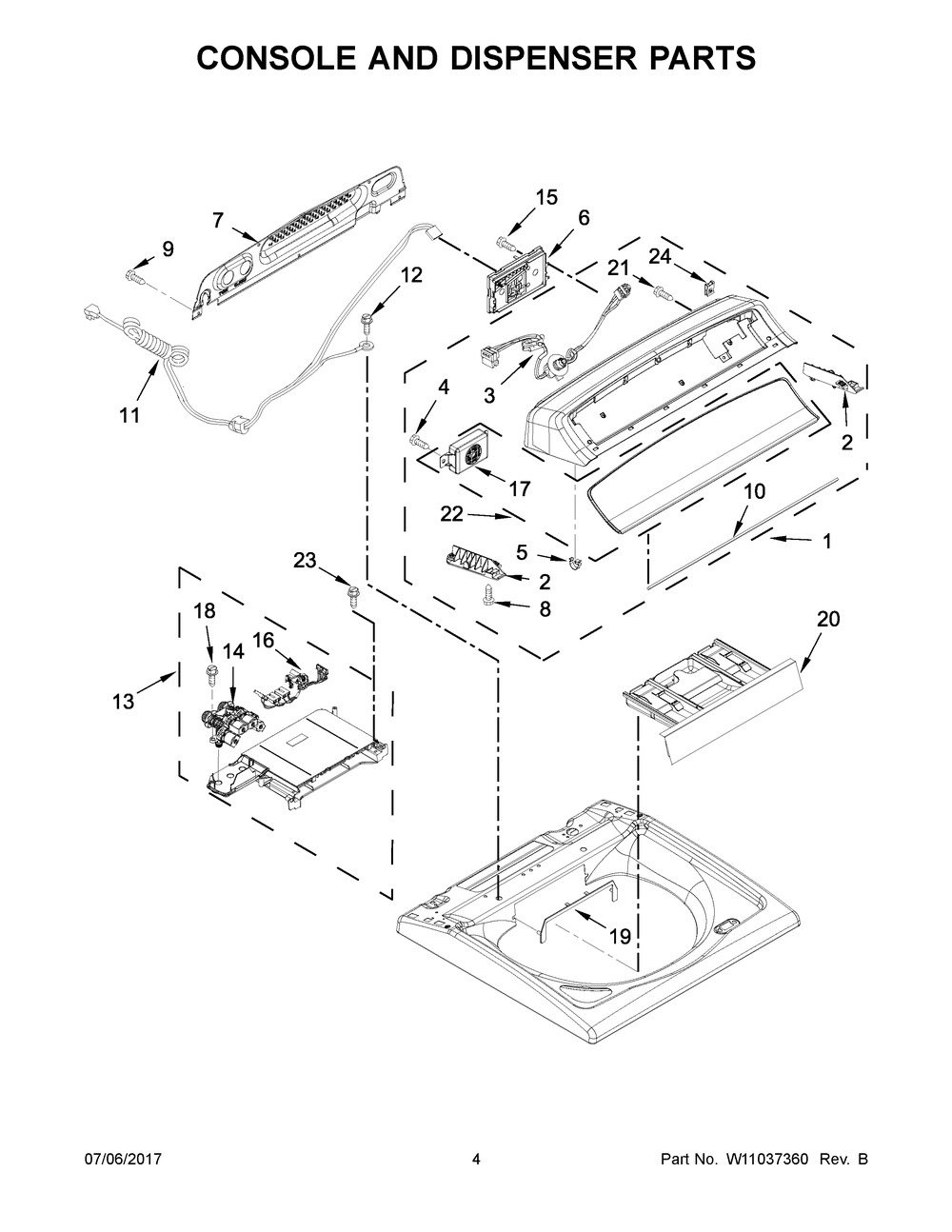 Whirlpool W10812418 Washer Electronic Control Board