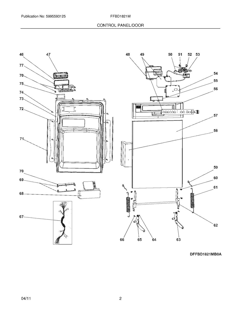TOUCH PAD,MEMBRANE,BLACK (5304483462)
