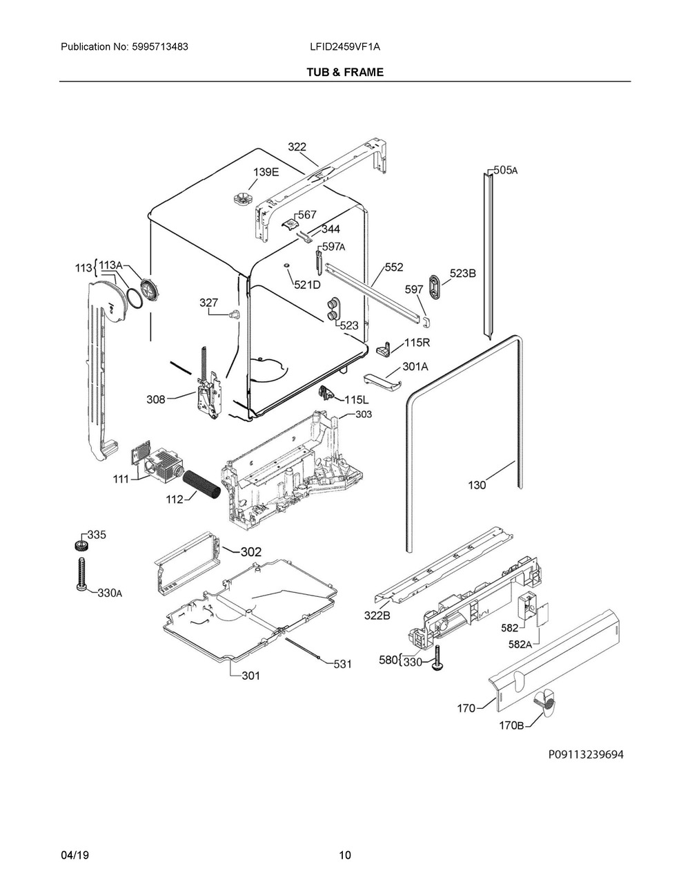 405546374 : 405546374 SCREW KIT,HINGE,(4) SCREWS
