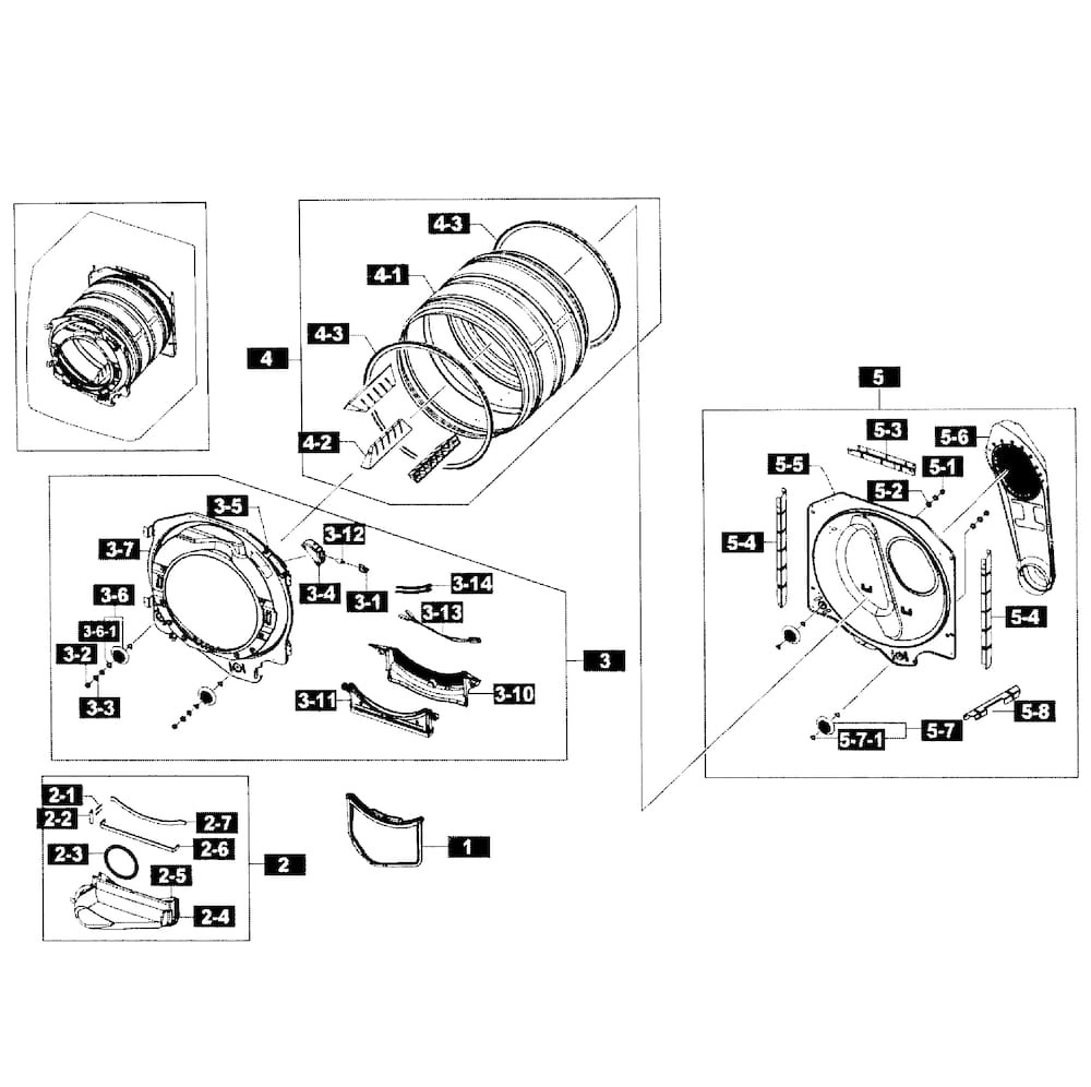 DC97-08698S : DC97-08698S ASSY DRUM BACK;BIGBANG-DRYE